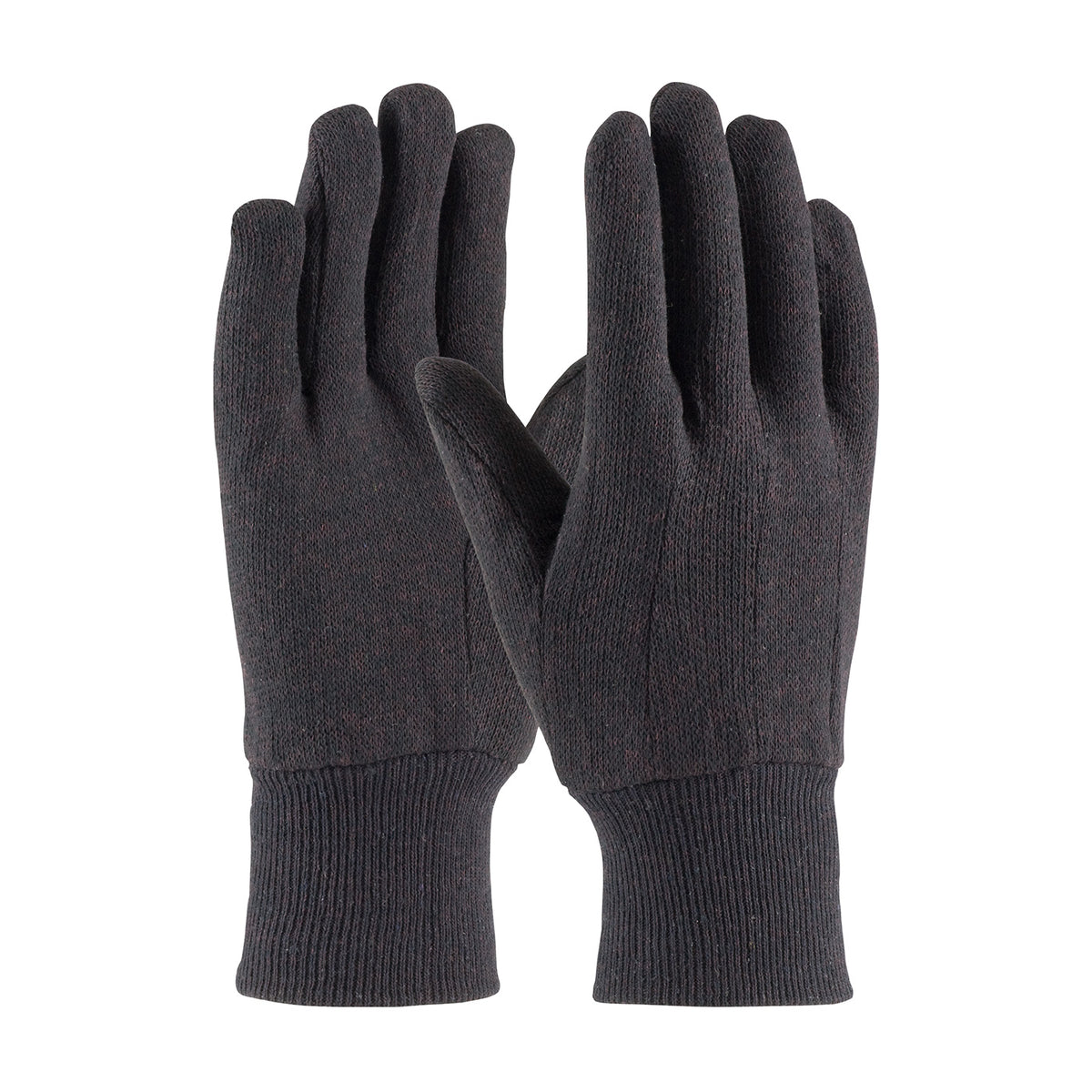 PIP 95-806 Cotton Work Gloves Polyester Economy Brown