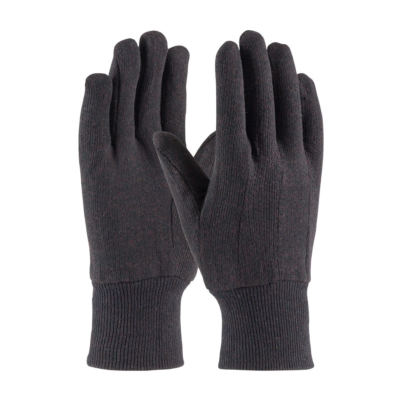 PIP 95-806 Cotton Work Gloves Polyester Economy Brown