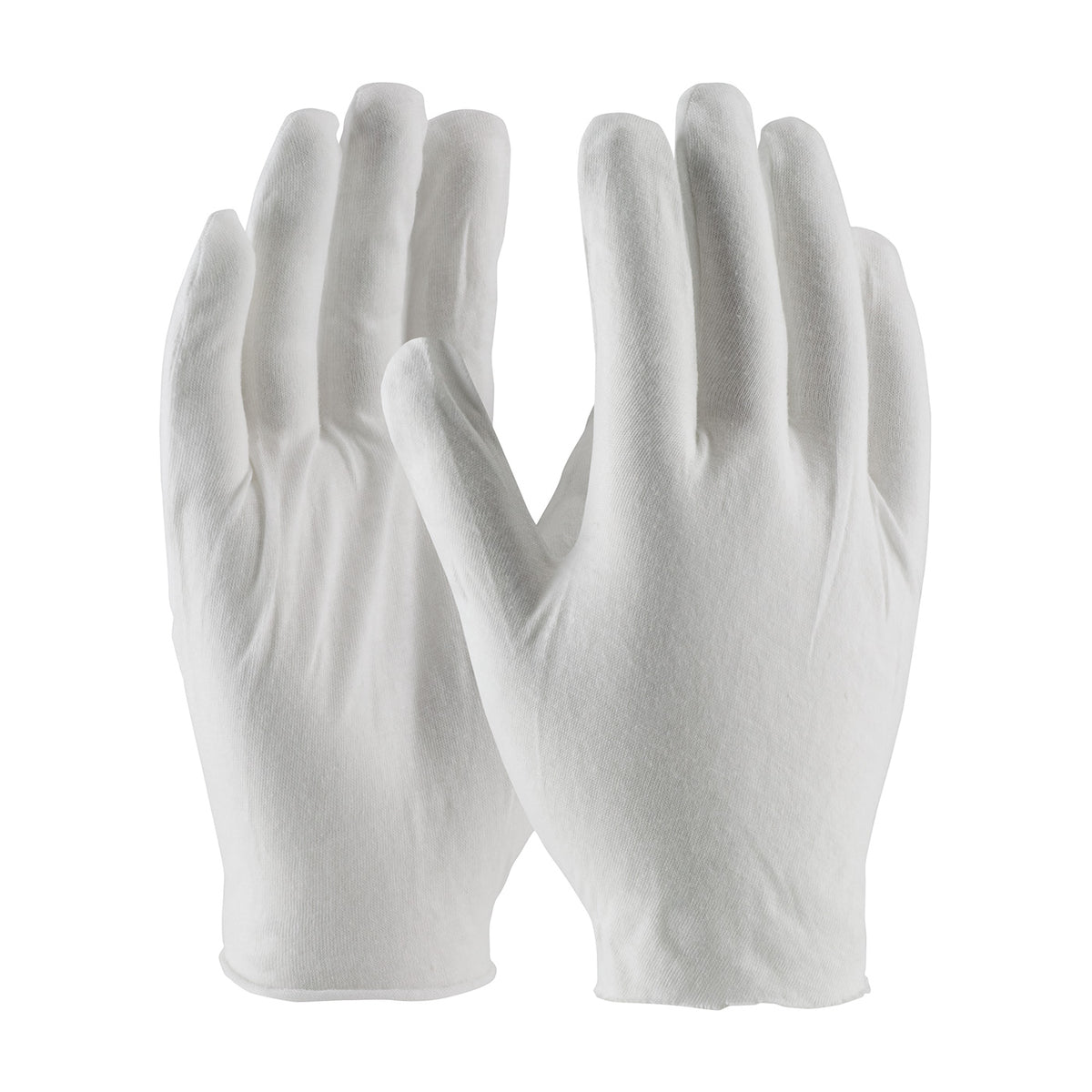 CleanTeam 97-500J Cleanroom Gloves Cotton Lisle Unhemmed White
