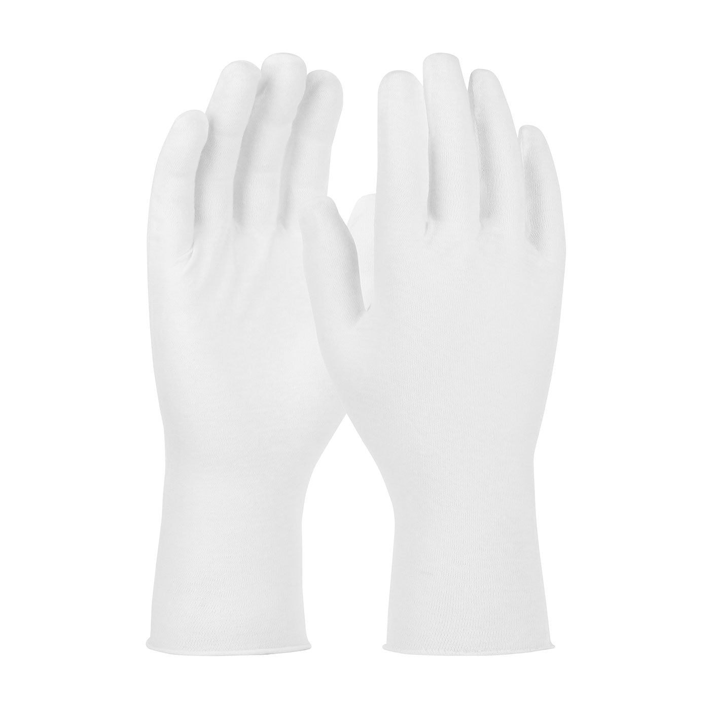 CleanTeam 97-501/12 Cleanroom Gloves Cotton Lisle Unhemmed White