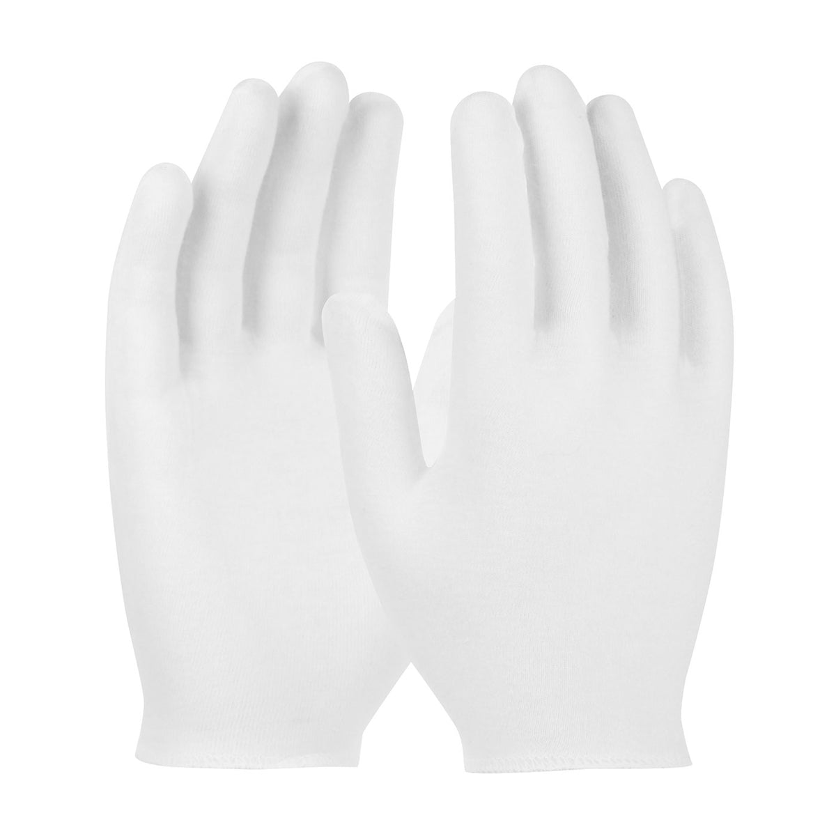 CleanTeam 97-501H Cleanroom Gloves Cotton Overcast Hem White