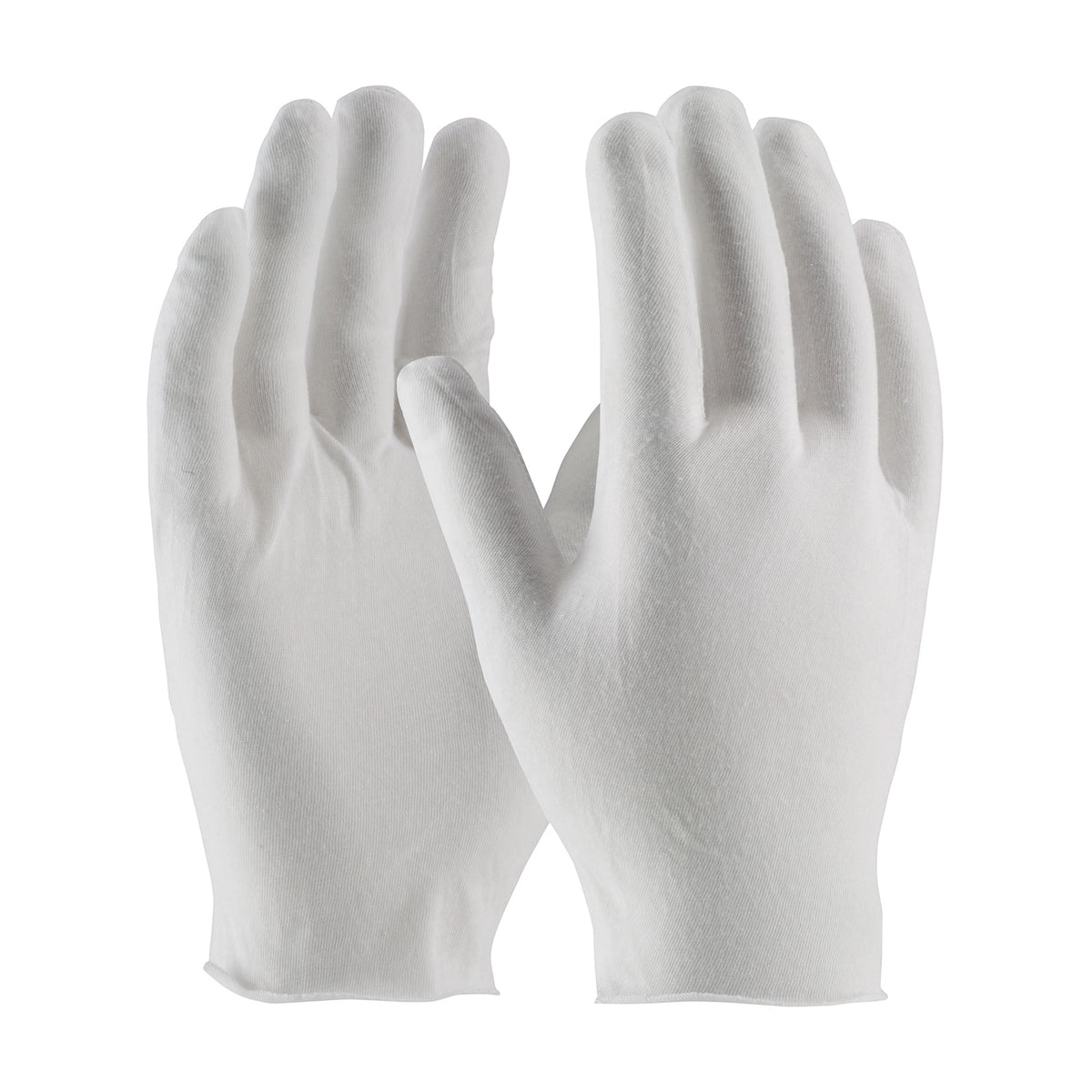 CleanTeam 97-510 Cleanroom Gloves Cotton/Polyester Unhemmed White