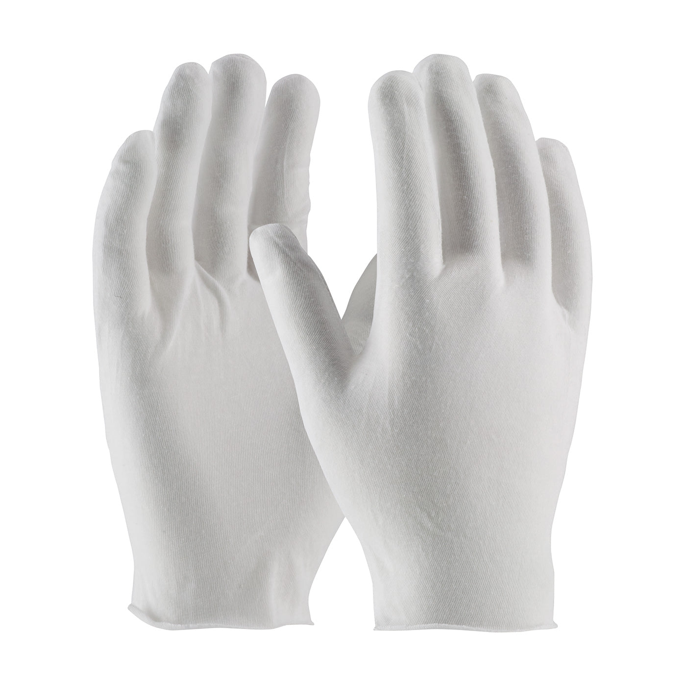 CleanTeam 97-510 Cleanroom Gloves Cotton/Polyester Unhemmed White