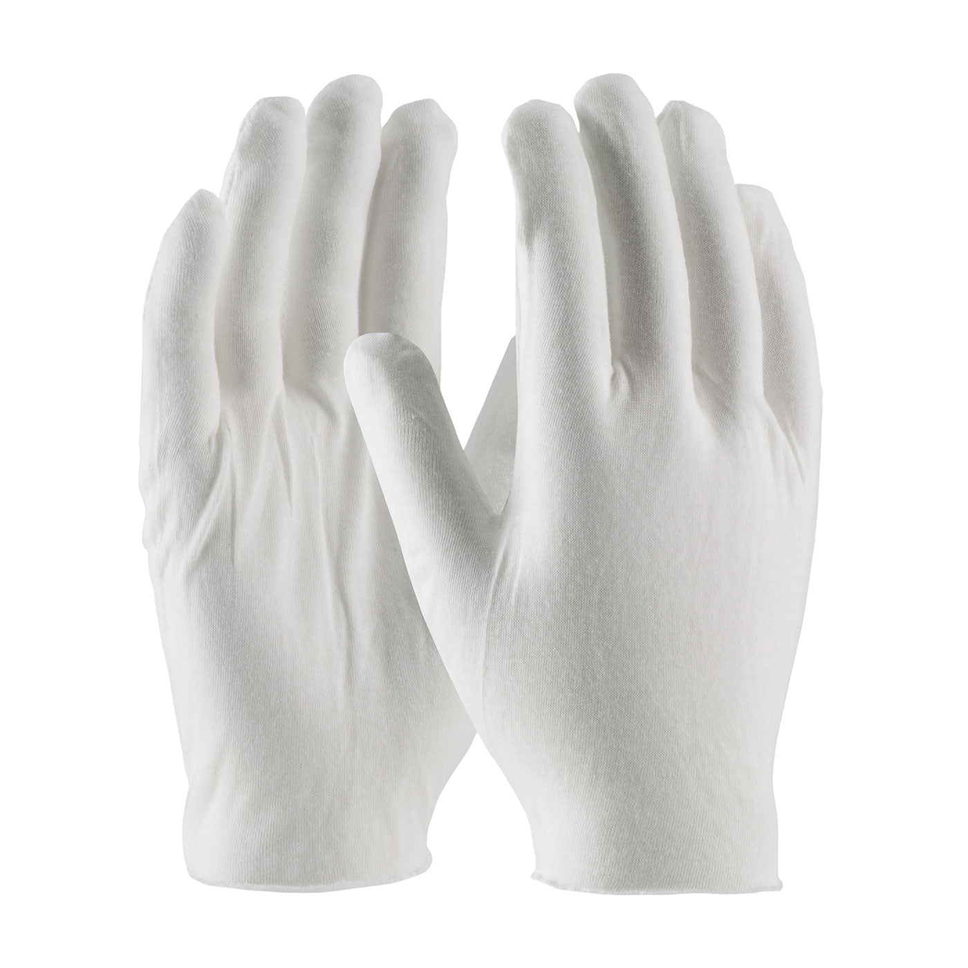 CleanTeam 97-520 Cleanroom Gloves Medium Weight Cotton Unhemmed White