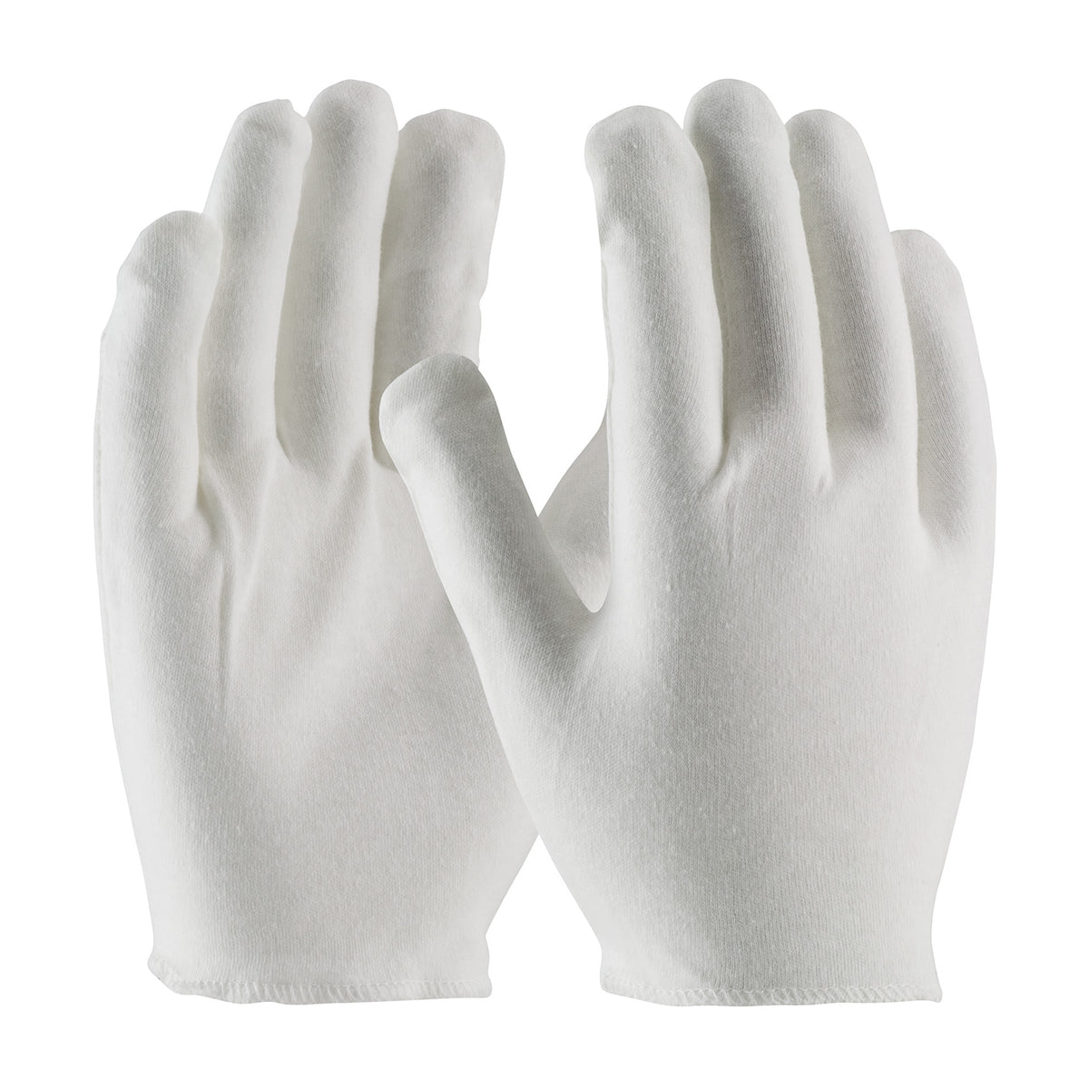 CleanTeam 97-540H Cleanroom Gloves Cotton Heavy Weight Overcast Hem White