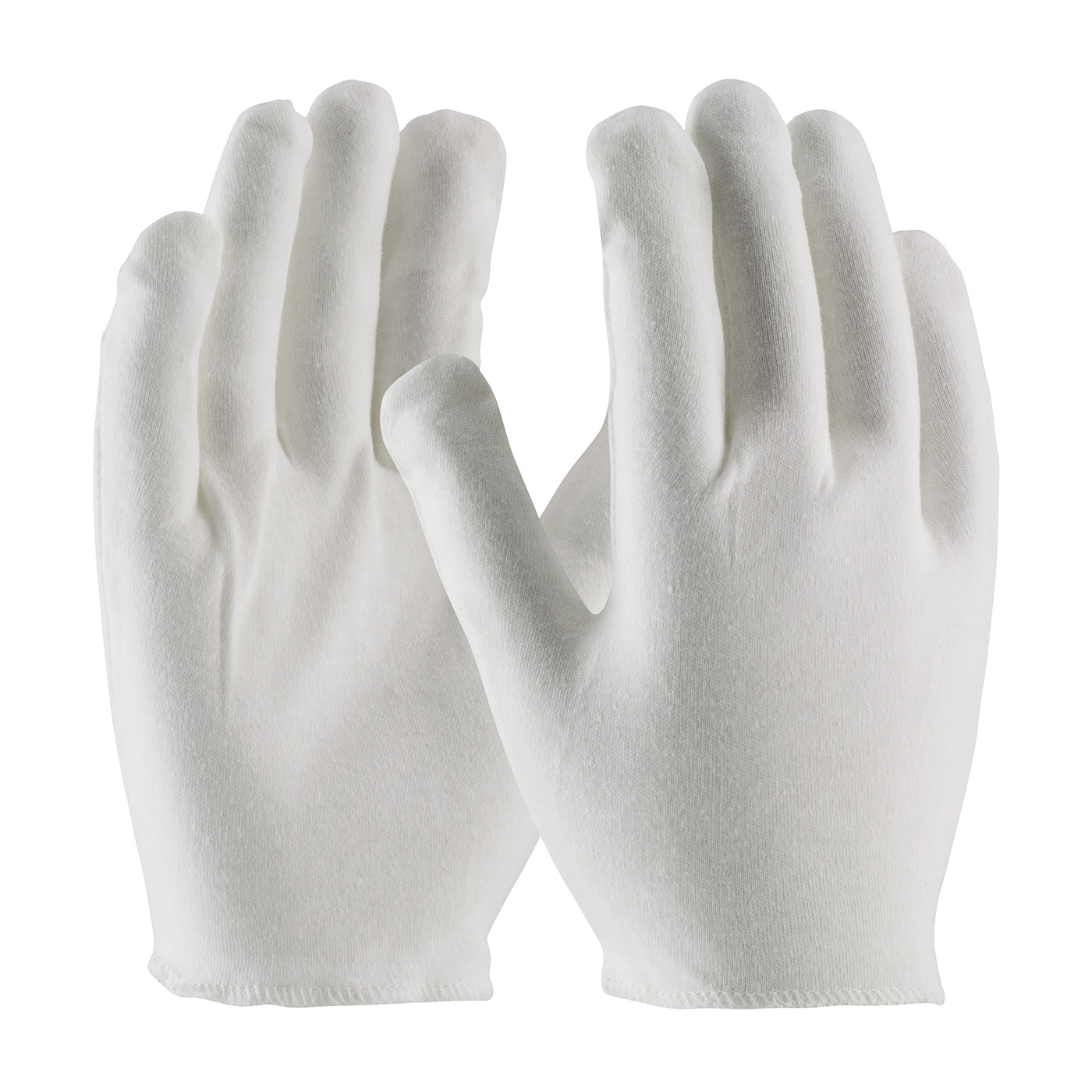CleanTeam 97-540H Cleanroom Gloves Cotton Heavy Weight Overcast Hem White