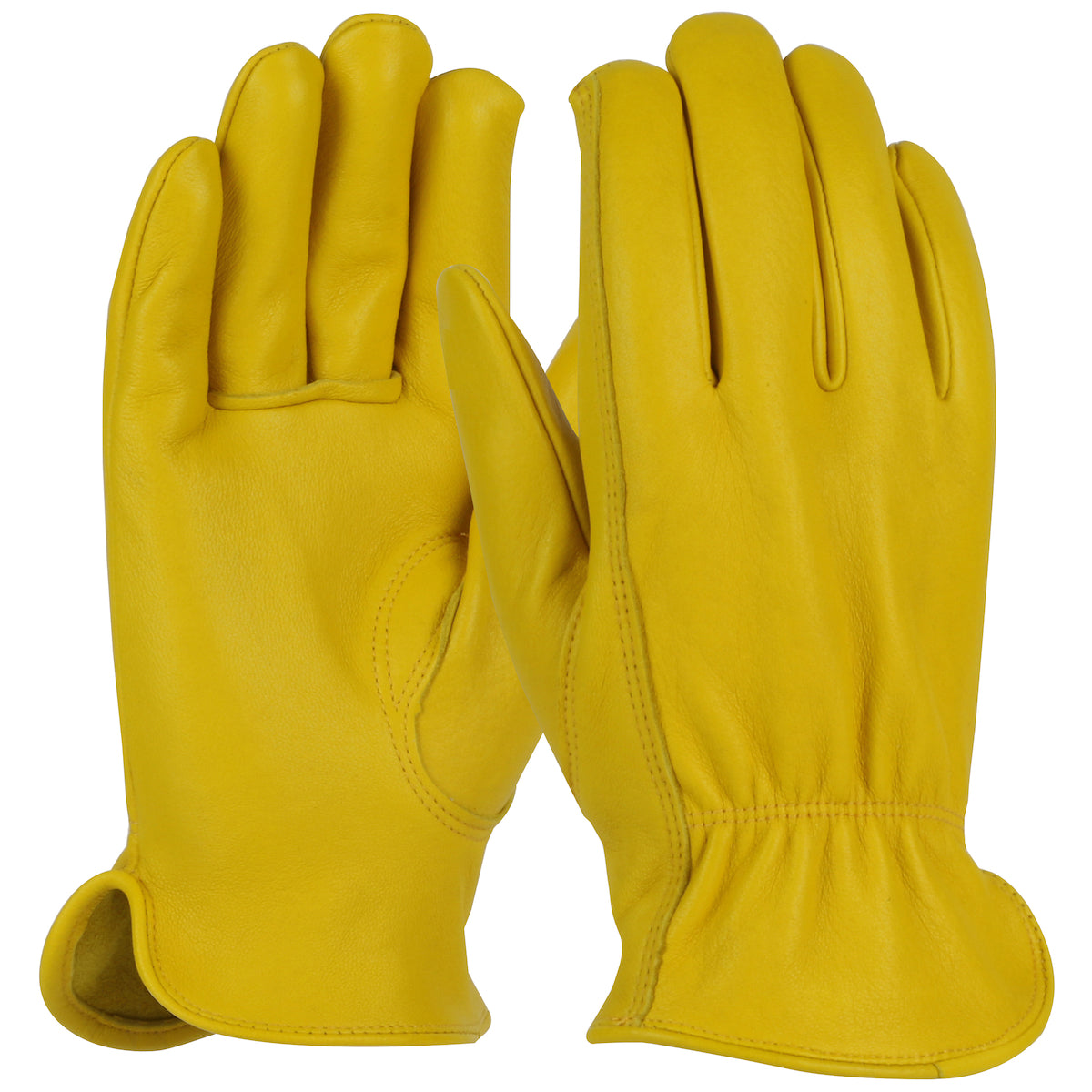PIP 9920K Leather Driver Gloves Deerskin Keystone Thumb Gold