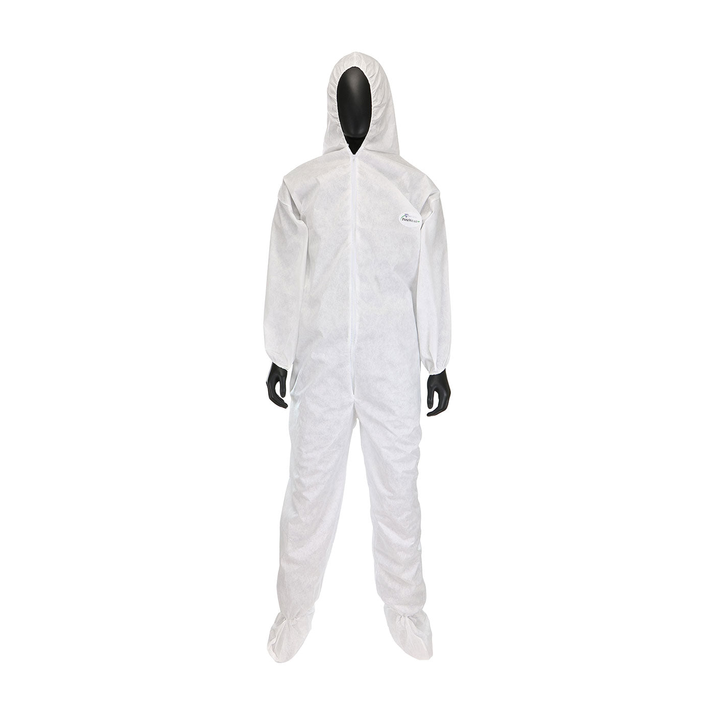 Posi-Wear C3809 Disposable Coverall Hood Boot White