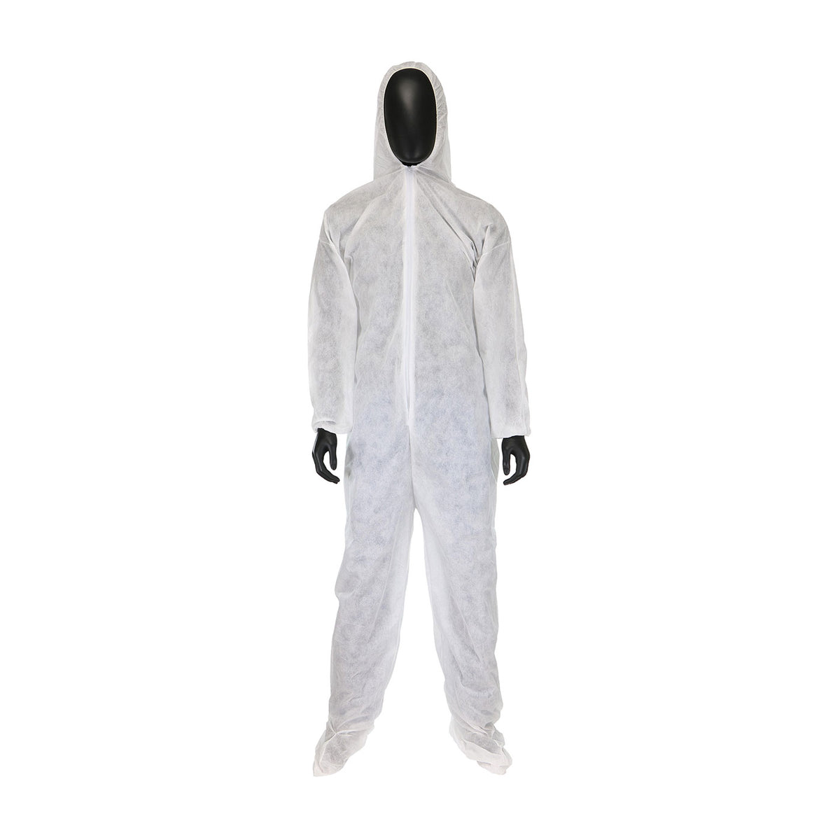 PIP C3859 Disposable Coveralls SMS Hood Boot White