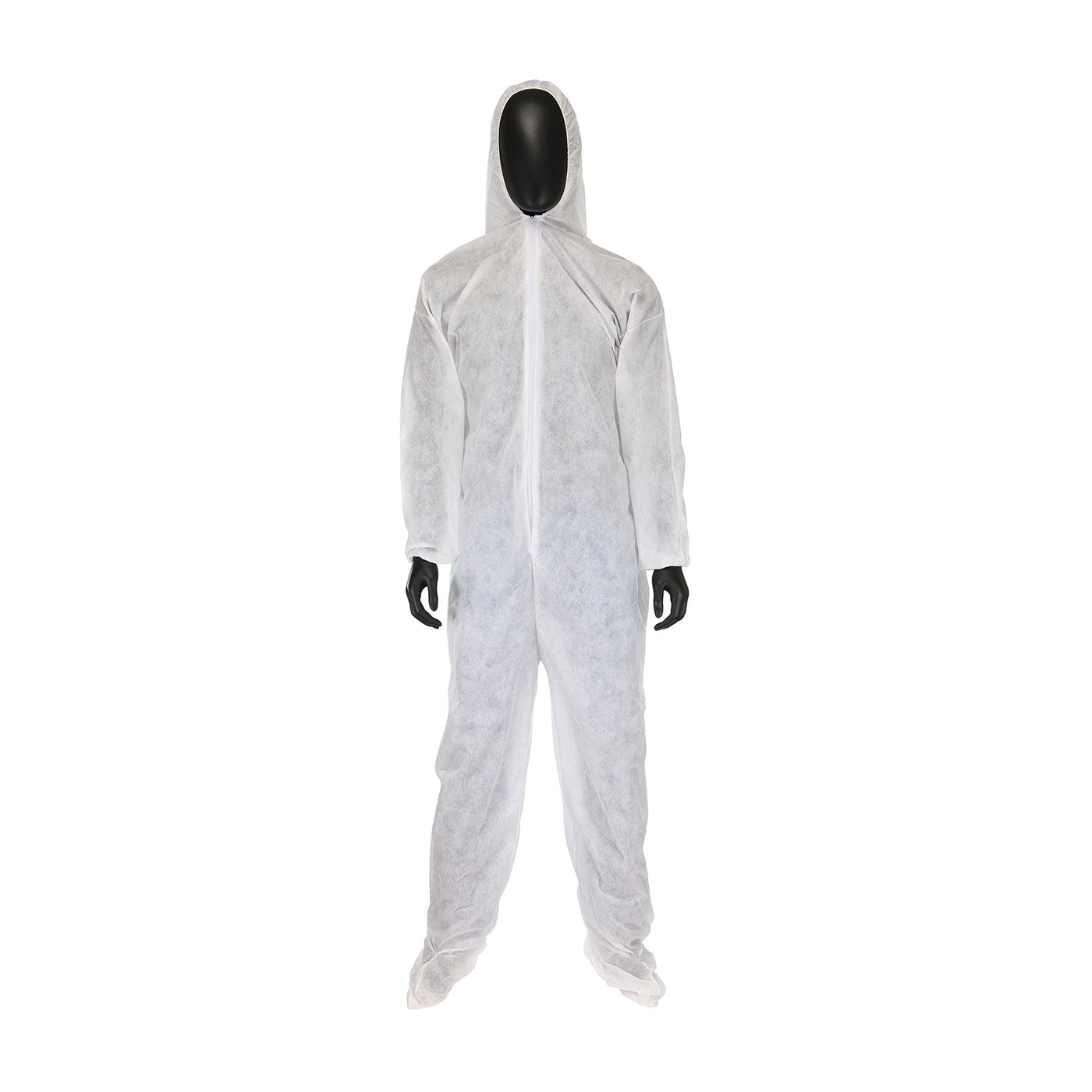 PIP C3859 Disposable Coveralls SMS Hood Boot White