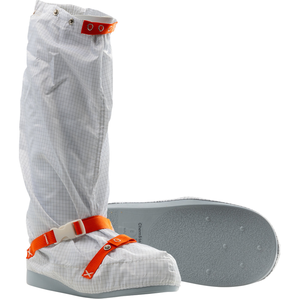 Uniform Technology CBP93-88WH Reusable Cleanroom Boot Polyester Disctek 5.0 White