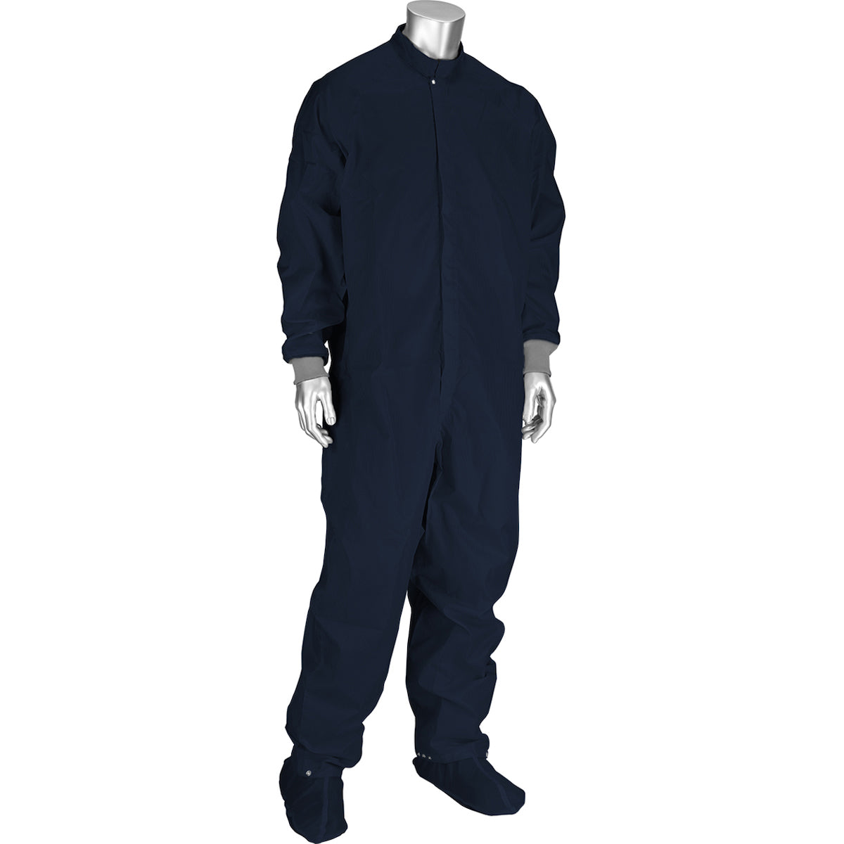 Uniform Technology CCRC-89NV Cleanroom Coverall Polyester Carbon Navy