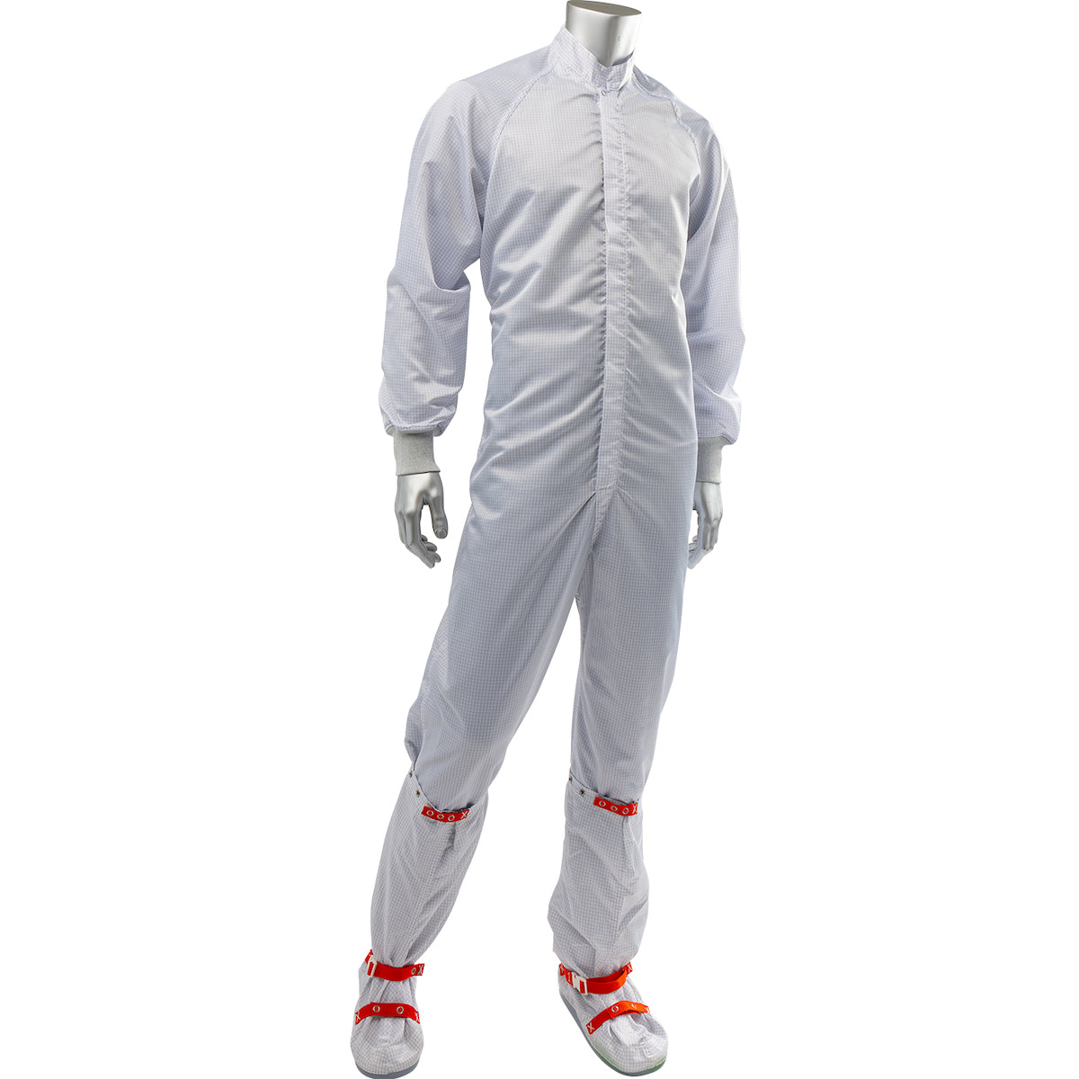 Uniform Technology CCRCS-88WH Cleanroom Coverall Polyester Carbon White