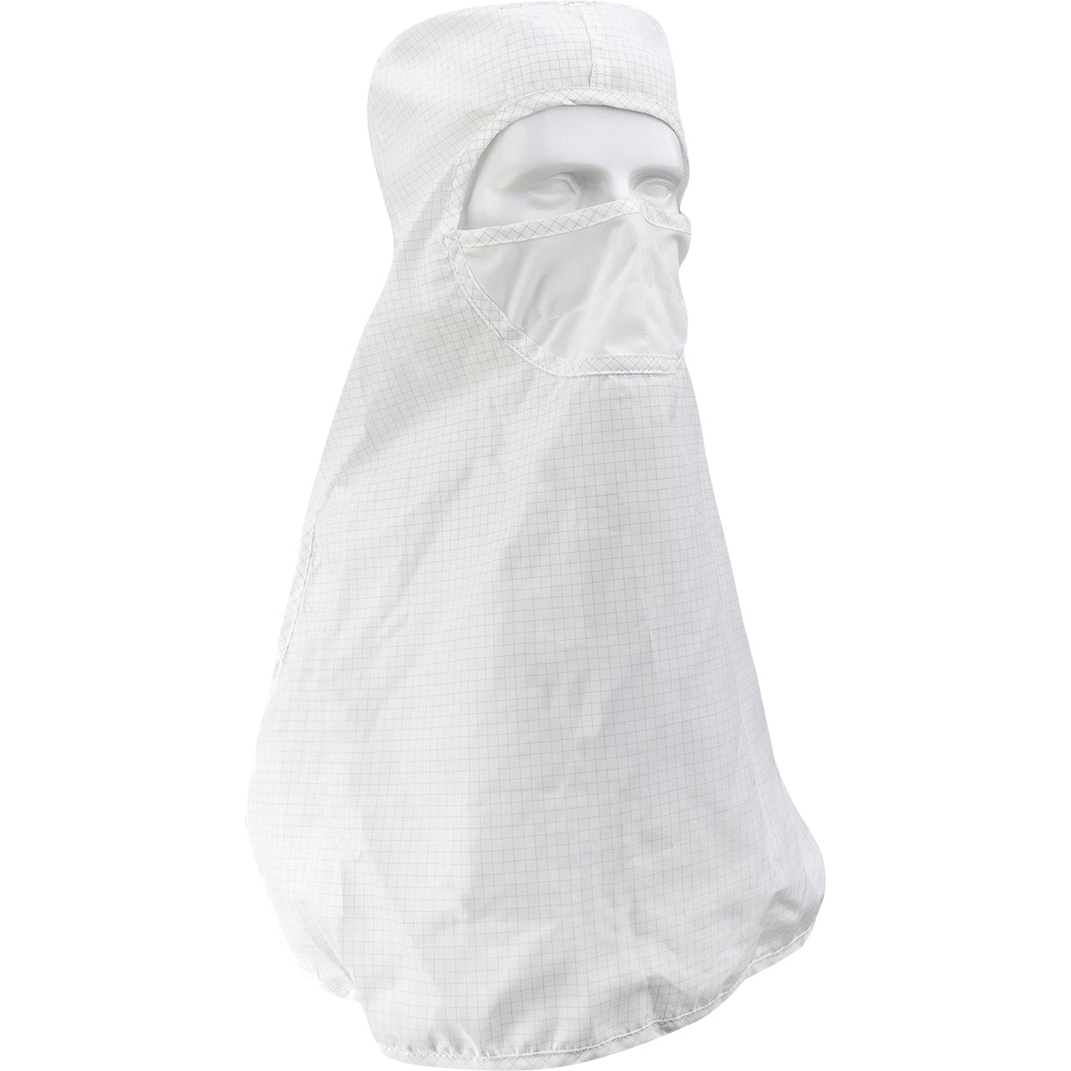 Uniform Technology CHPIN2-74WH Cleanroom Hood Built-In Mask Polyester White