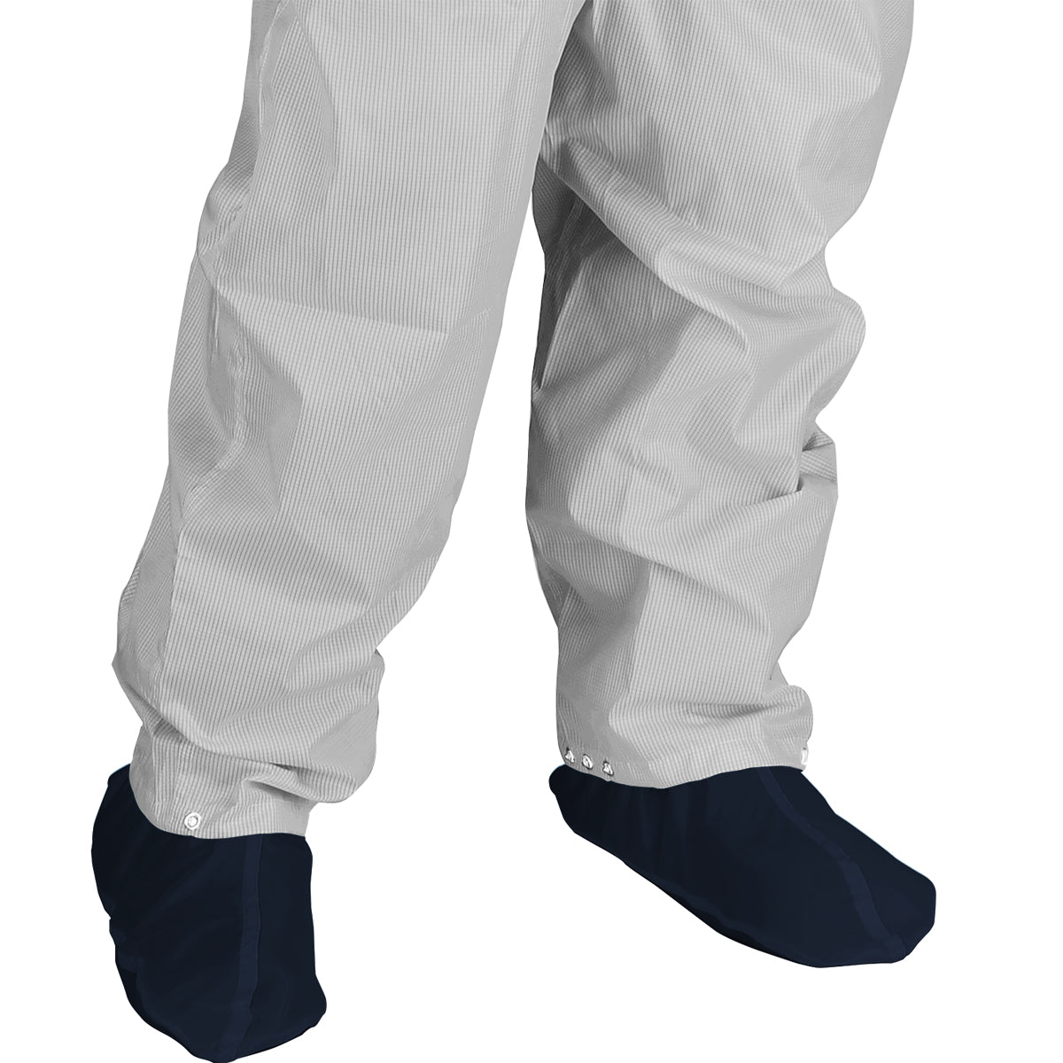 Uniform Technology CSC-60NV Reusable Cleanroom Shoe Covers Polyester Navy