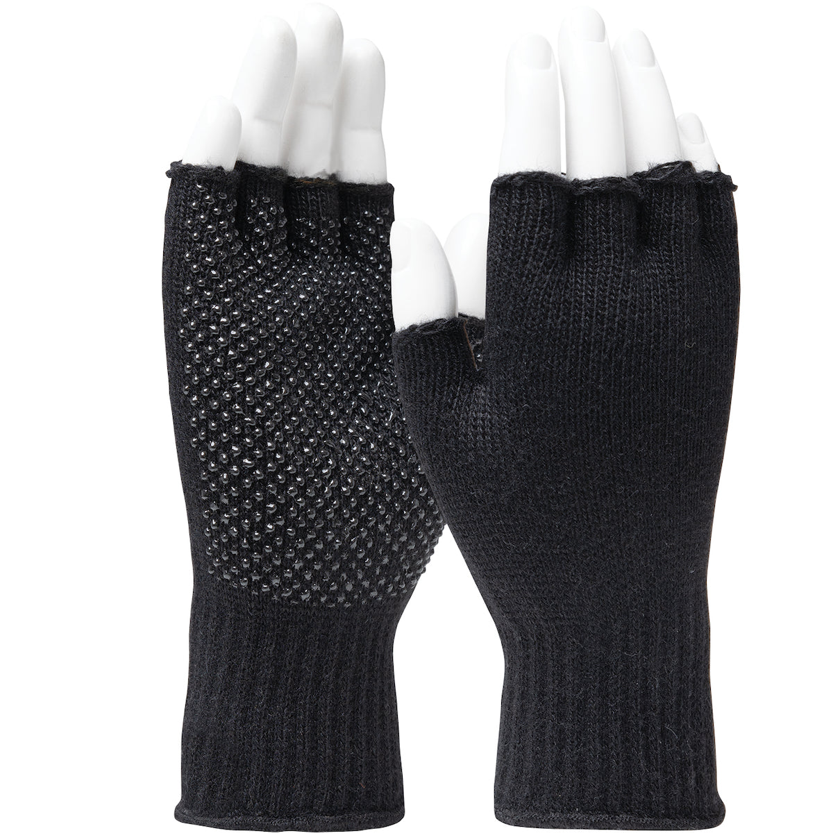 PIP FF-FIN-TT-PN-BK Coated Work Gloves Acrylic Gripper Dot Black