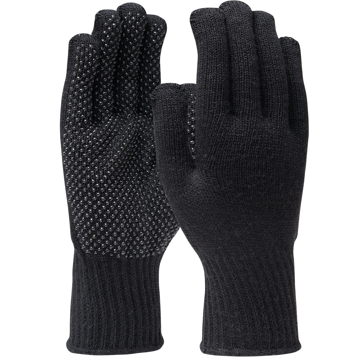 PIP FF-TT-PN-BK Coated Work Gloves Acrylic Black Dots
