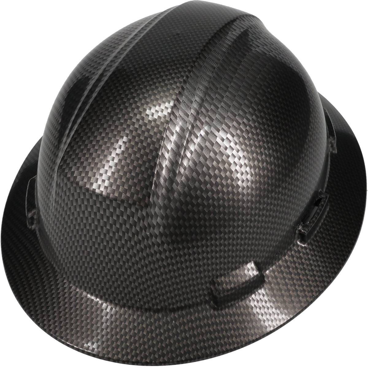 Kilimanjaro 280-HP641RW Full Brim Hard Hat HDPE 4-Point Black