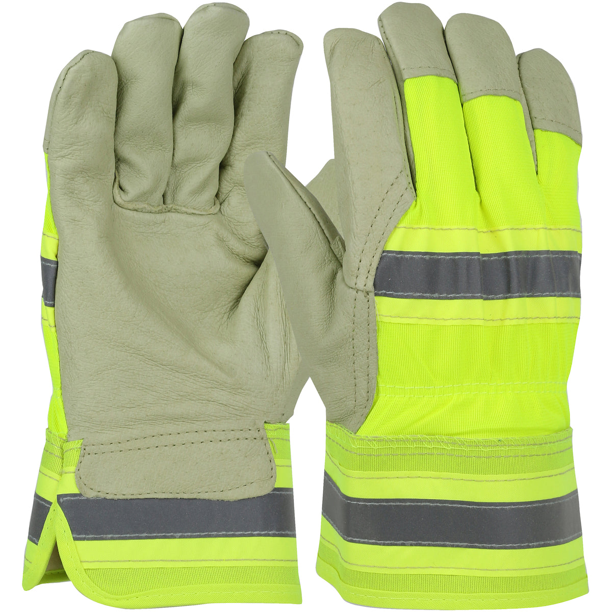 PIP HVY5555 Cold Protection Gloves Pigskin Hi-Vis Yellow