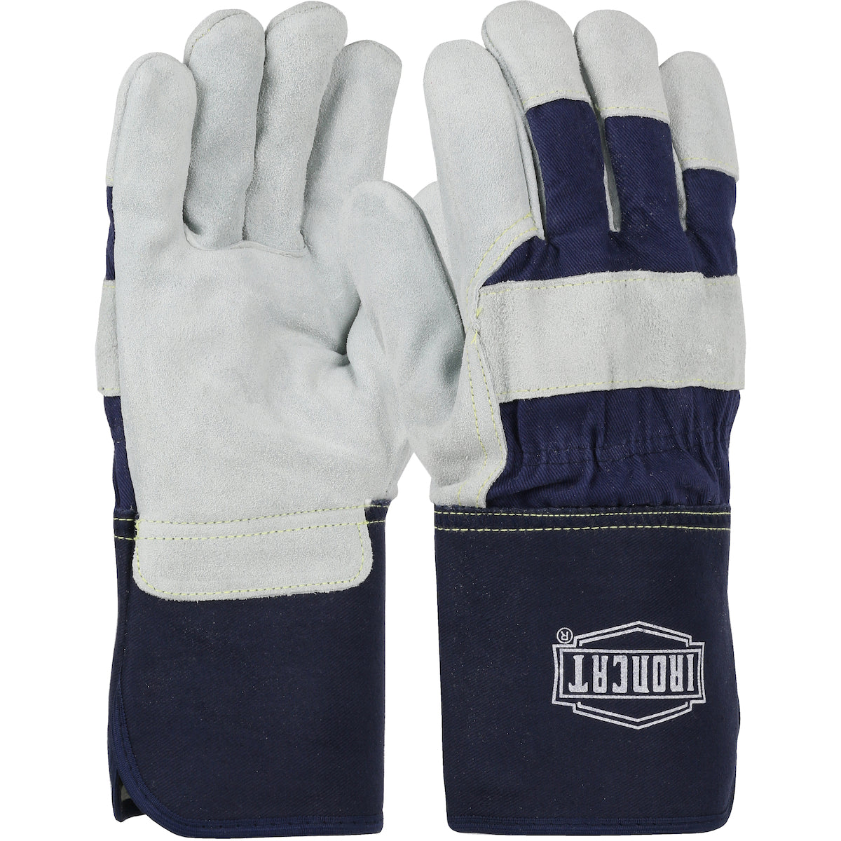 Ironcat IC8 Welding Gloves Cowhide Kevlar Navy