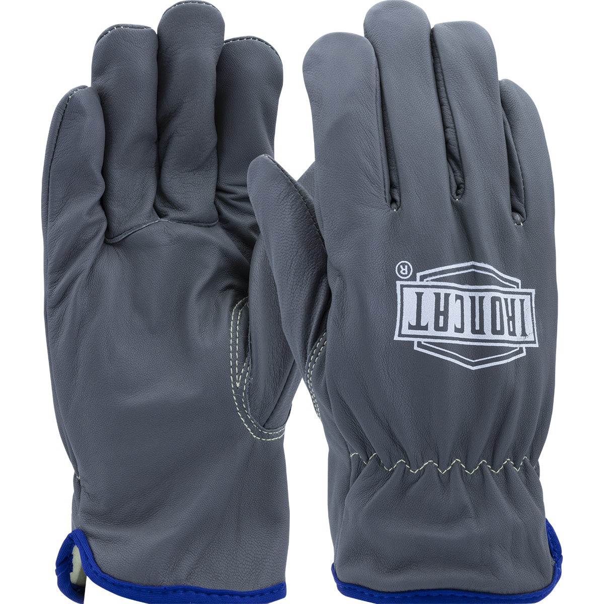 Ironcat IC993KOA Driver Gloves Goatskin Oil Armor Gray