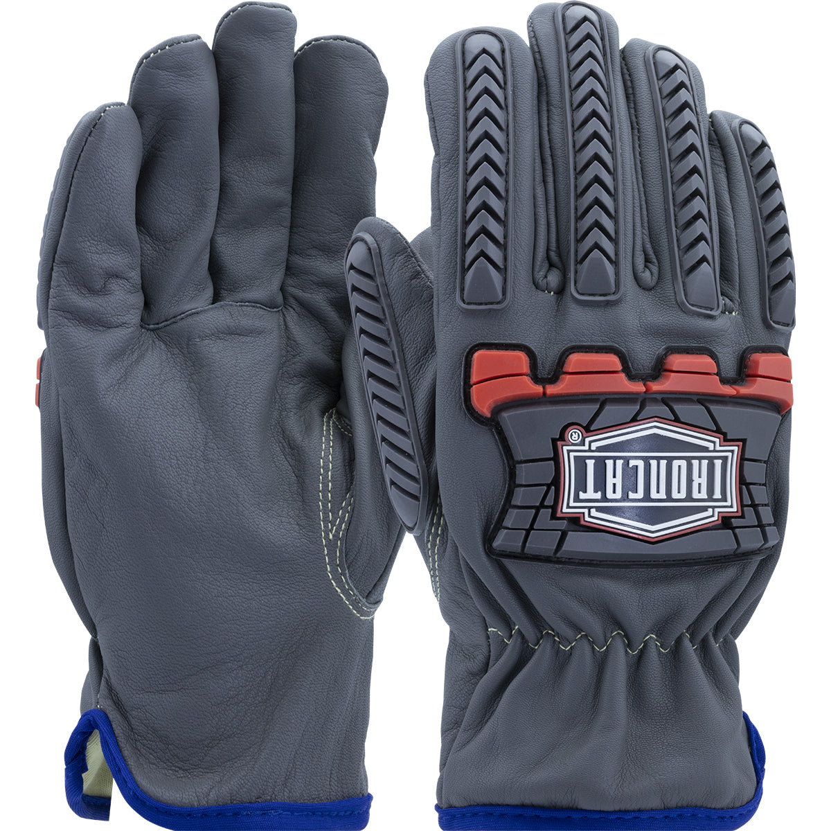 Ironcat IC993KOAB Driver Gloves Goatskin Oil Armor Gray