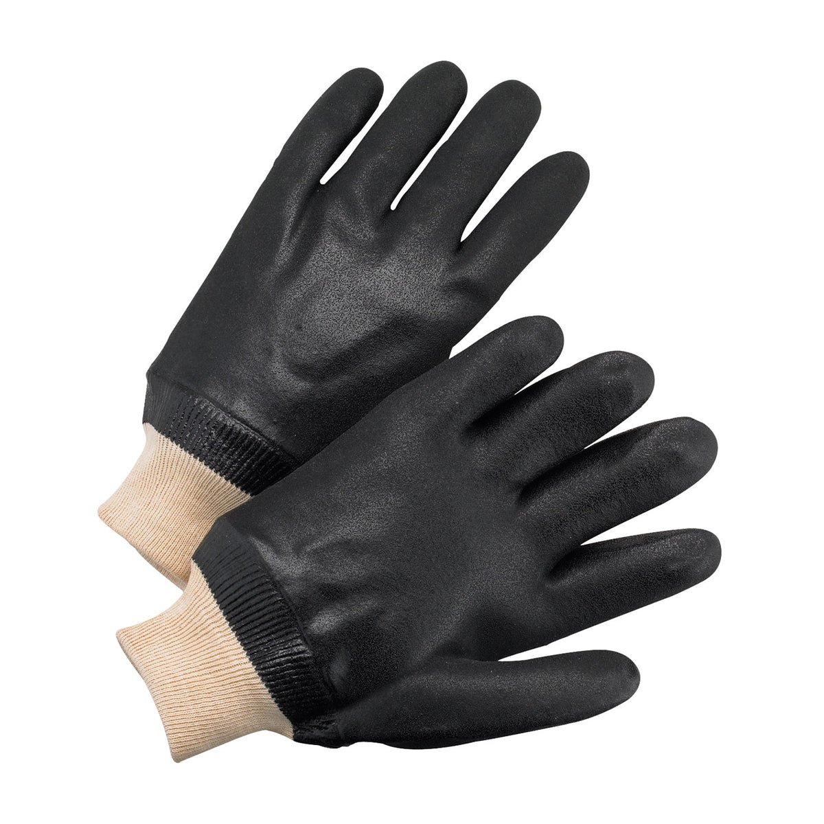 PIP J1007RF Chemical Resistant Gloves PVC Dipped Black