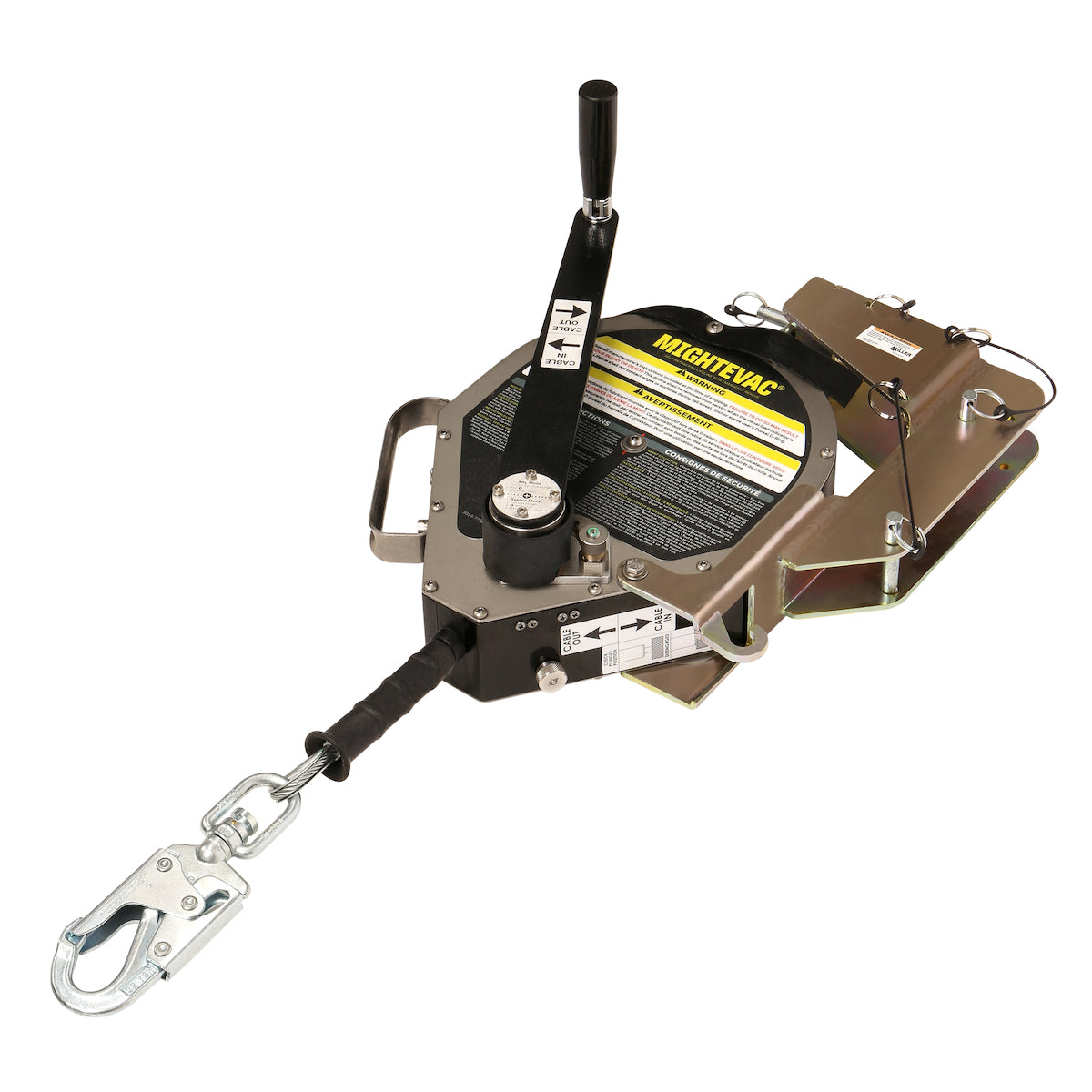 Miller MME-SCB1-01 Self-Retracting Lifeline Stainless Steel Cable Silver