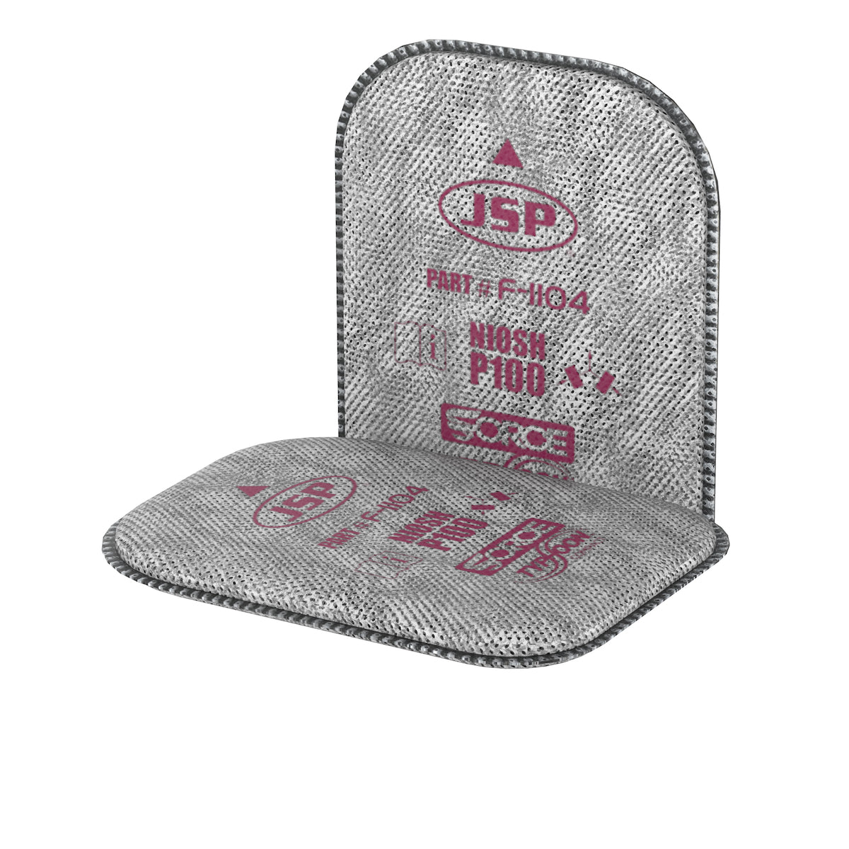 JSP 272-RPRF1104 P100 Pancake Filter OV Relief Gray