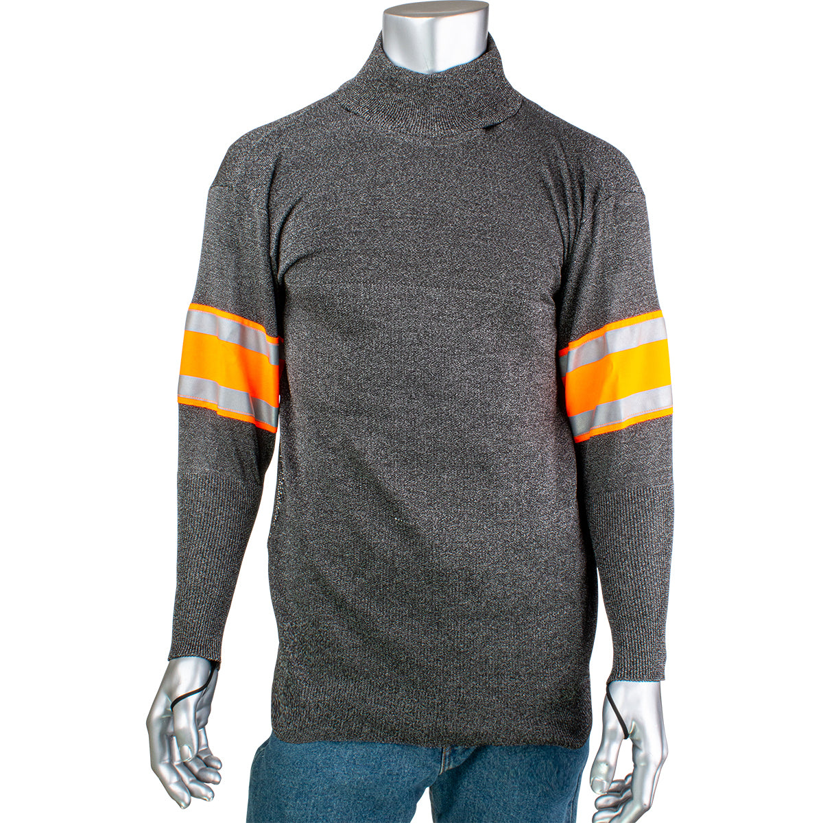 Kut Gard P145SP Hi-Vis Cut Resistant Pullover ATA A7 Dark Gray
