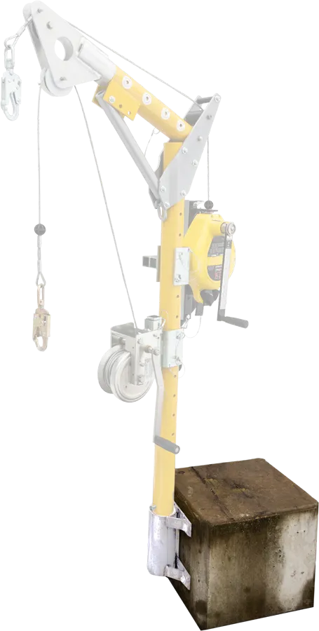 French Creek PD8 Wall Mount Davit Base