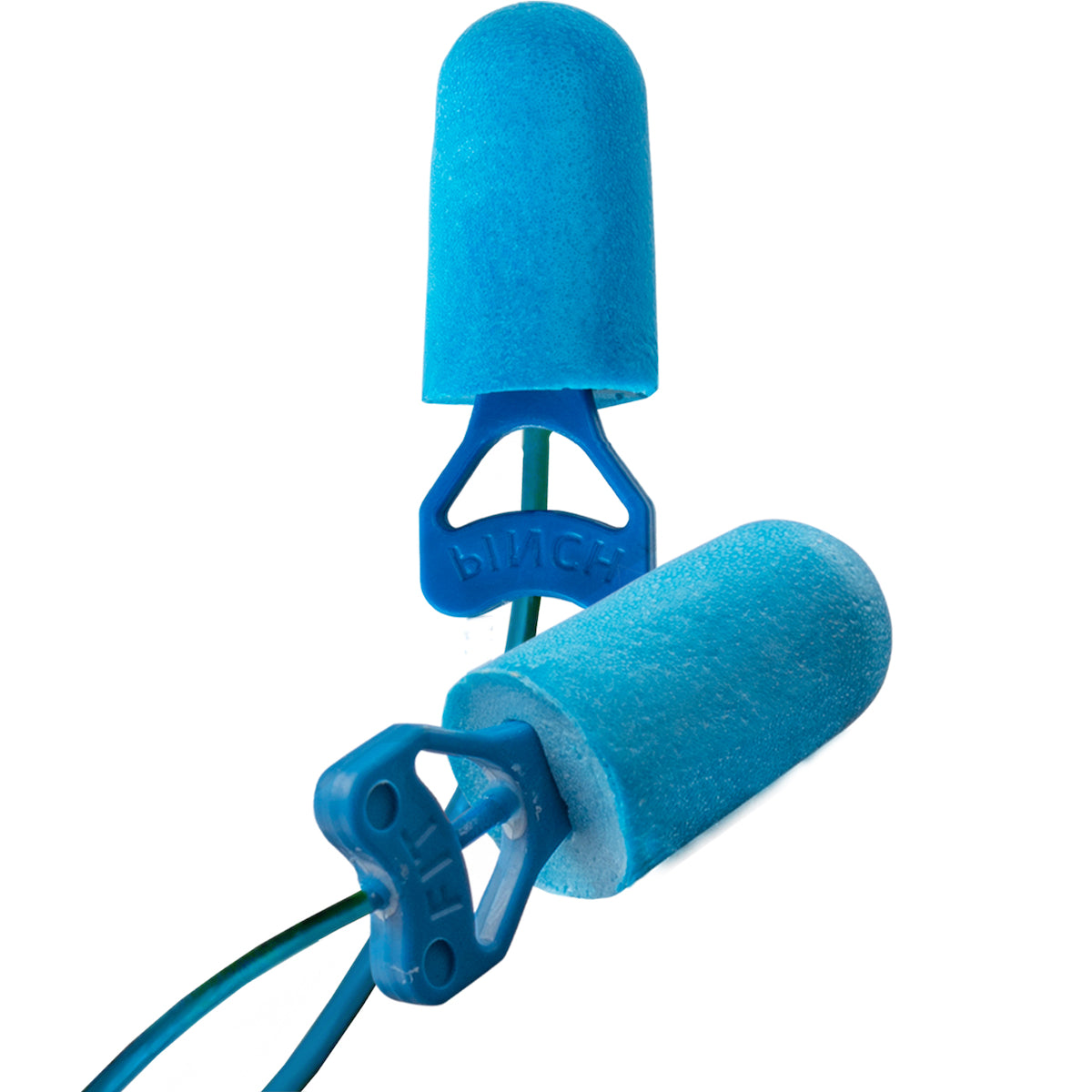 PIP PF-D Metal Detectable Corded Ear Plugs Bio-based Foam Blue