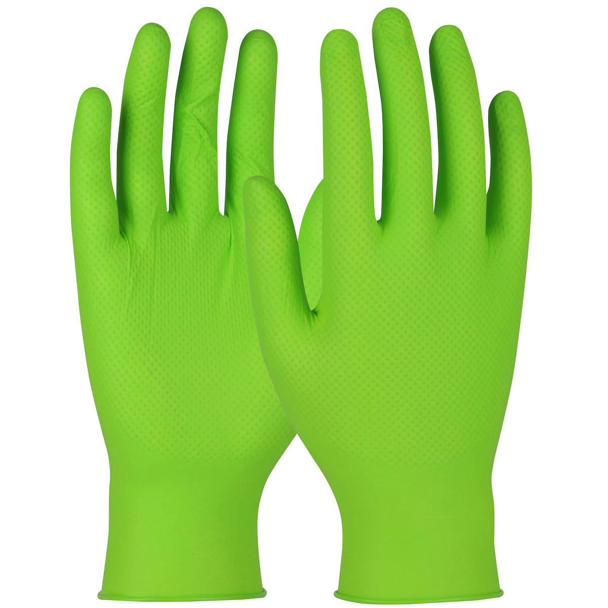 QRP PGT09 Disposable Nitrile Gloves Powder Free Green