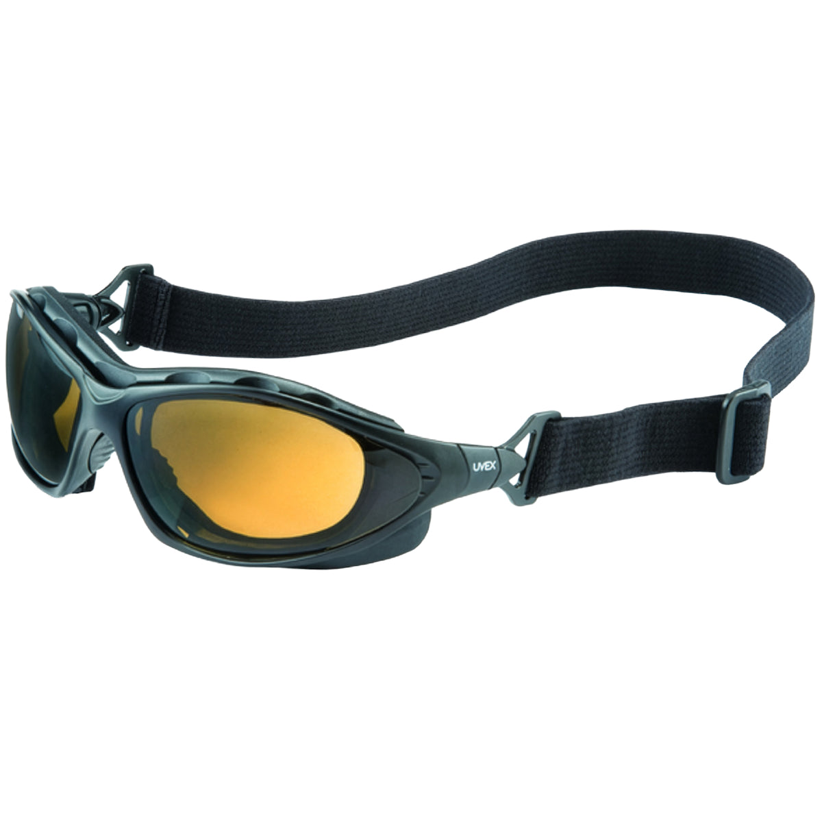 UVEX S0601HS Safety Glasses Anti-Fog Espresso Lens Black