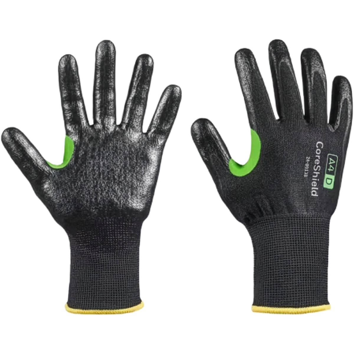 G-Tek 24-0913B Cut Resistant Gloves HPPE Smooth Nitrile Black