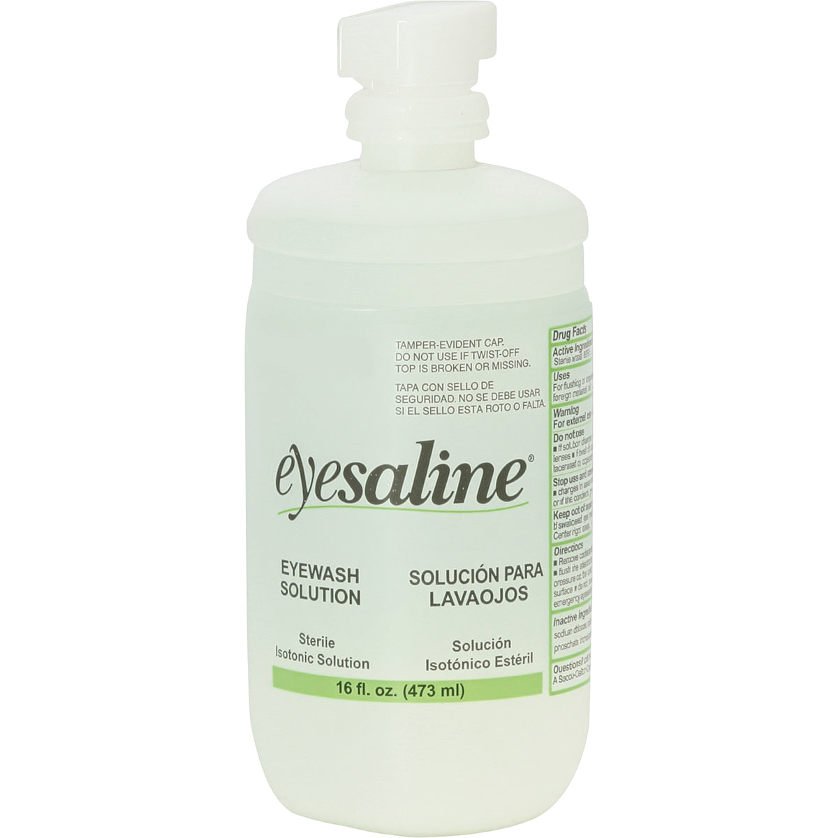 Eyesaline 32-000454 Eyewash Solution Sterile 16 oz Buffered White