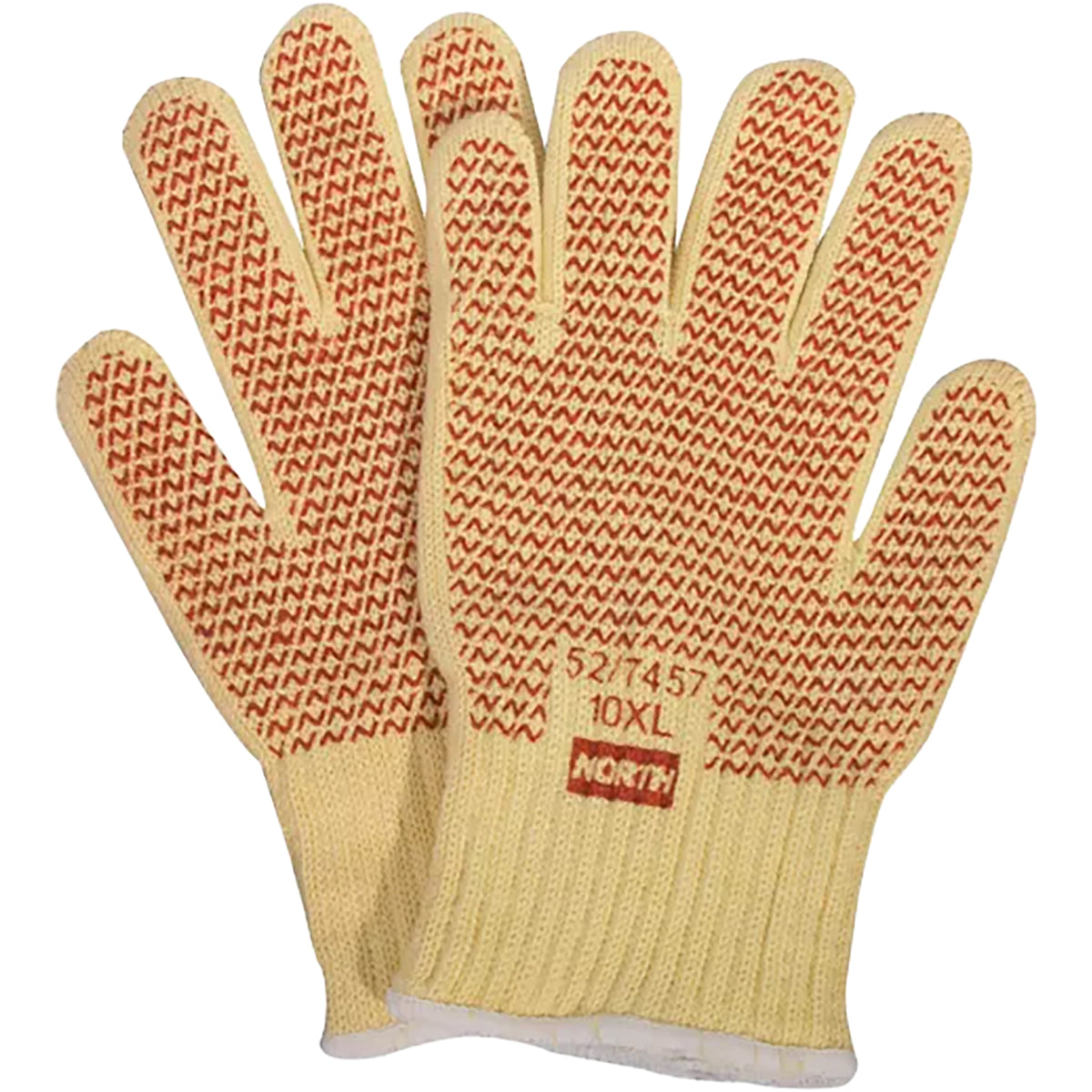 North 527457 Heat Resistant Gloves Kevlar Cotton Beige