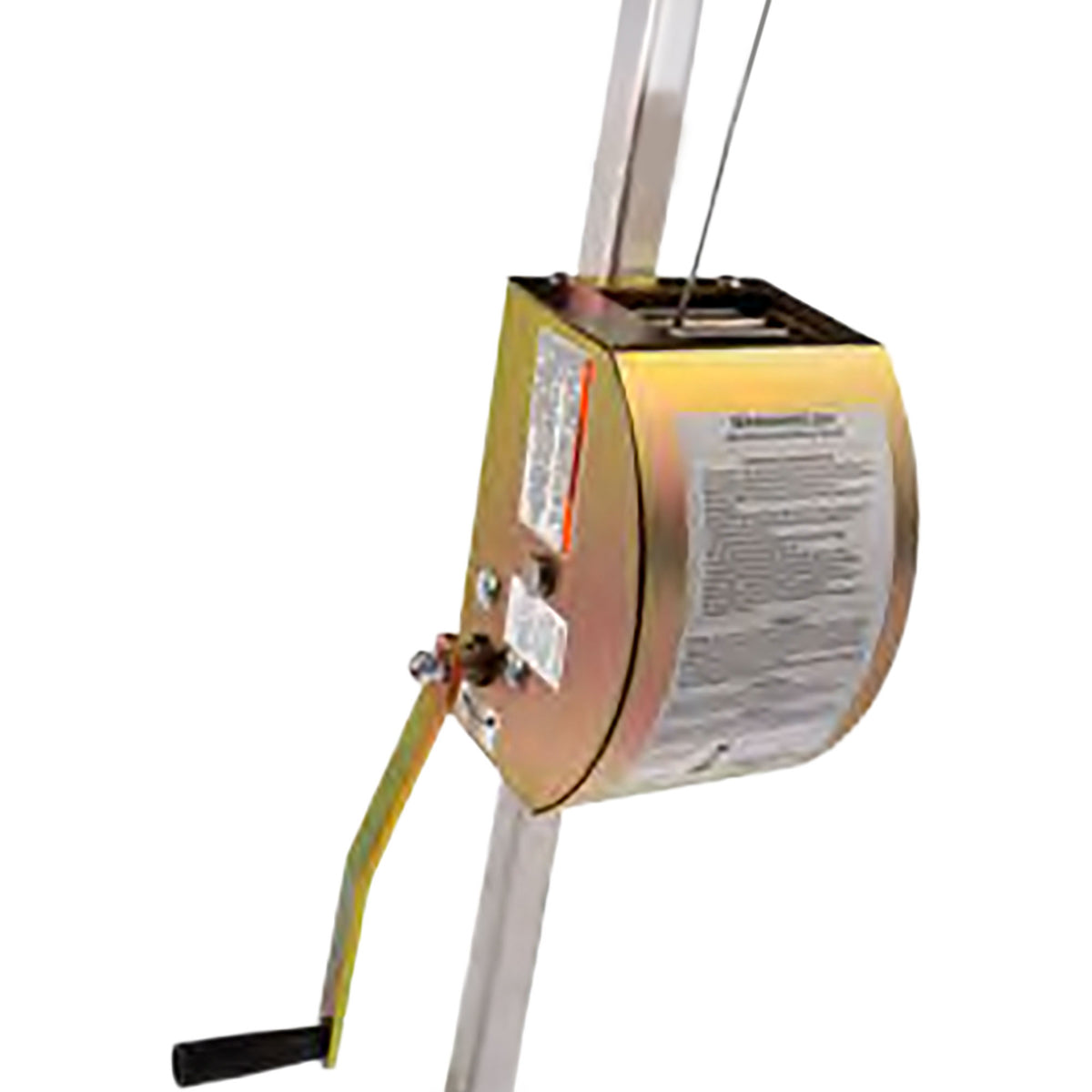 Miller® 8442SS-Z7 Hoist/Winch with Integrated Mounting Bracket, Pulley, Carabiner, and Stainless Steel Lifeline