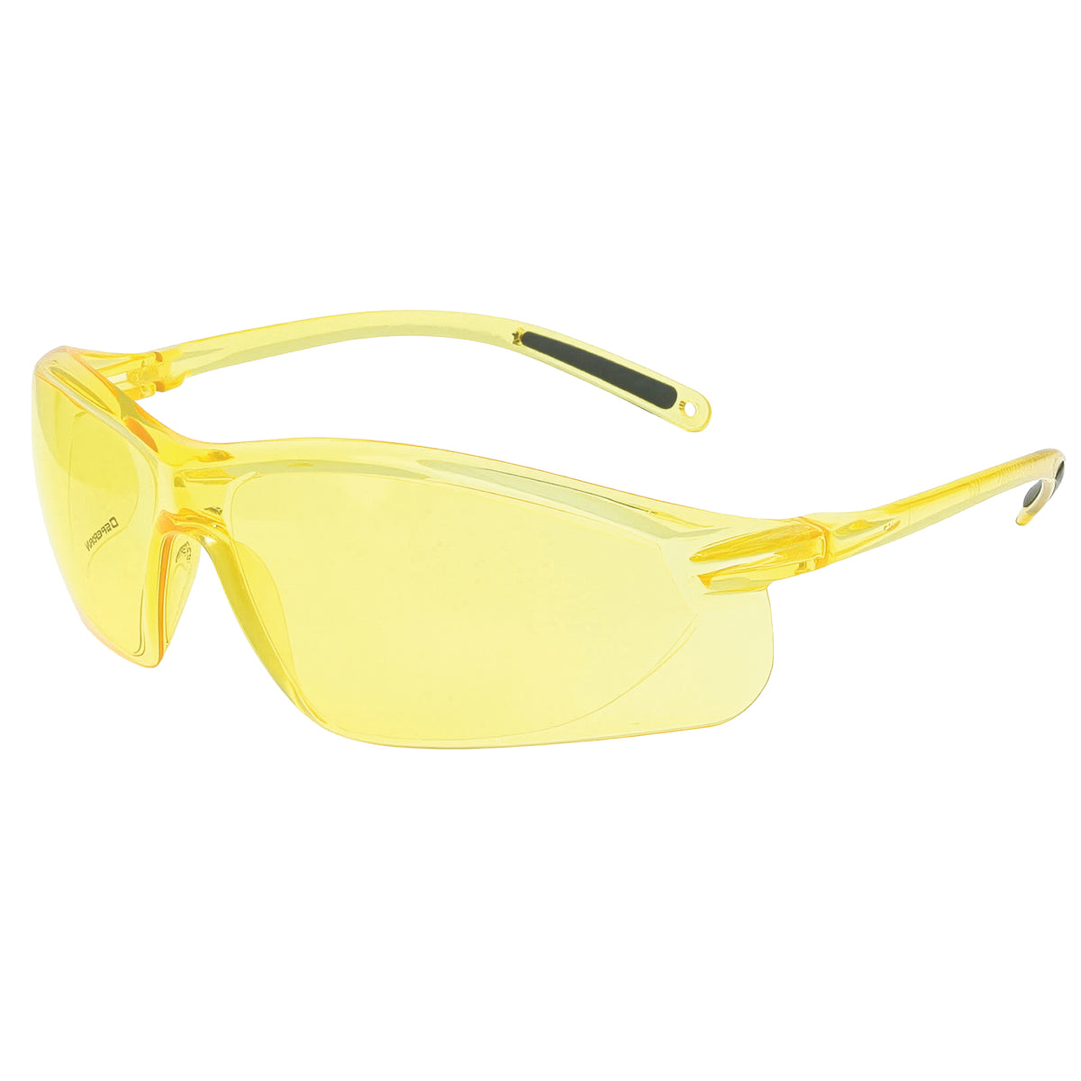 UVEX A702 Safety Glasses Amber Anti-Scratch Rimless