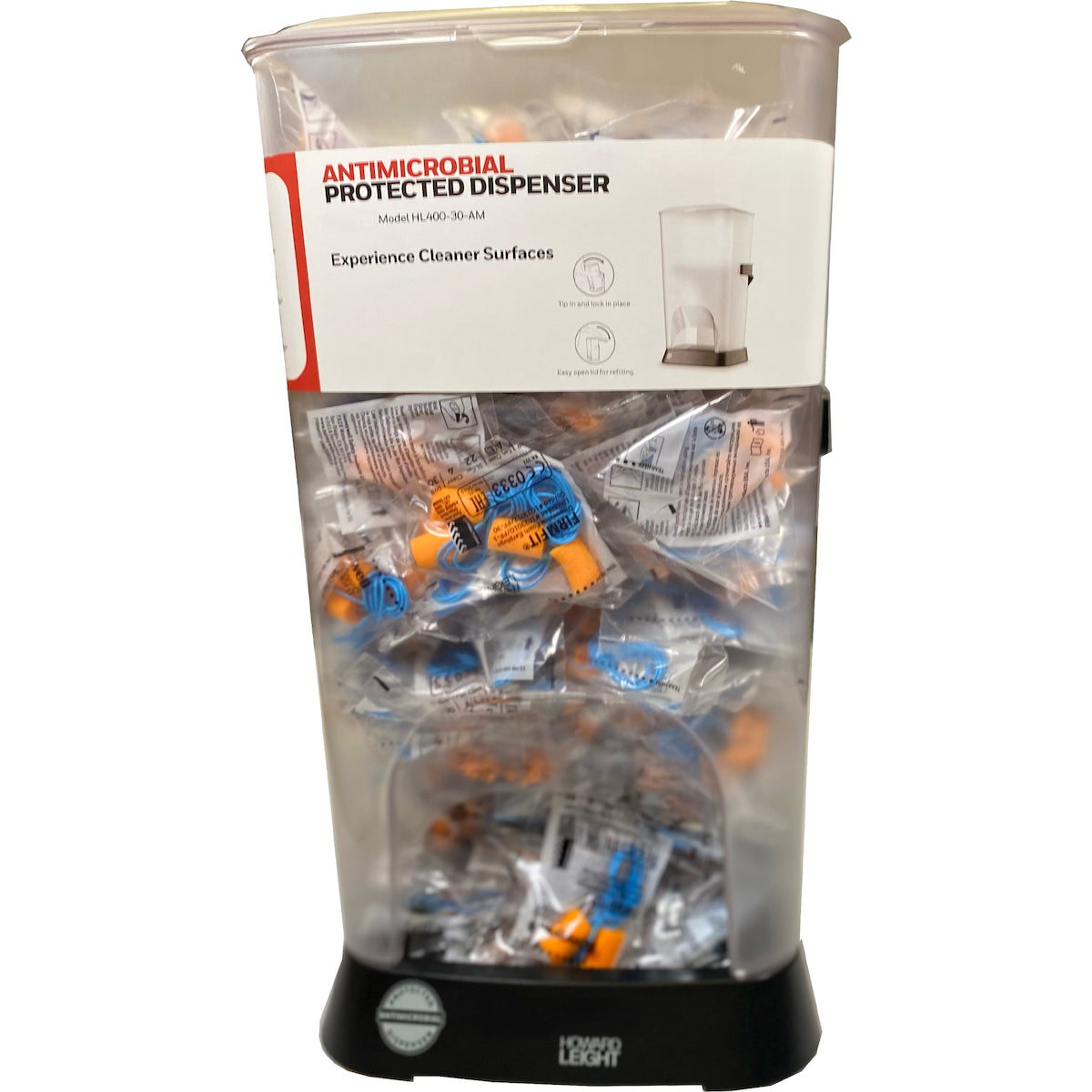 Howard Leight HL400-FF-30 Ear Plug Dispenser Antimicrobial Gray