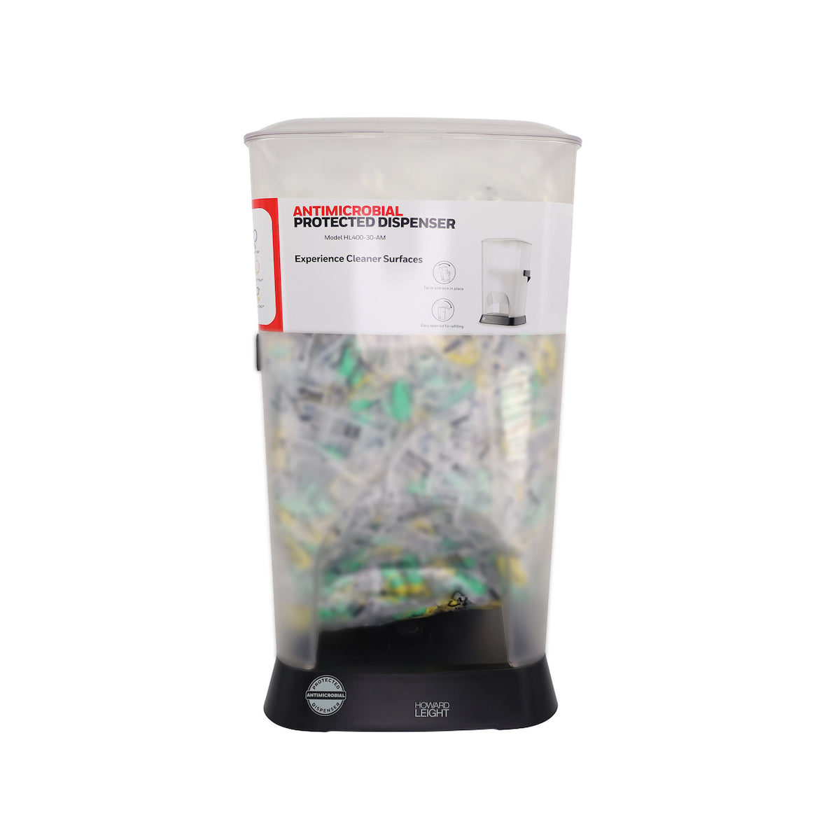 Howard Leight HL400-LPF-30-AM Ear Plugs Antimicrobial Dispenser Gray