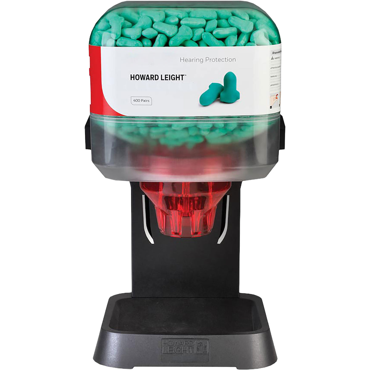 Howard Leight HL400-LPF-INTRO-AM Ear Plugs Antimicrobial Dispenser Clear