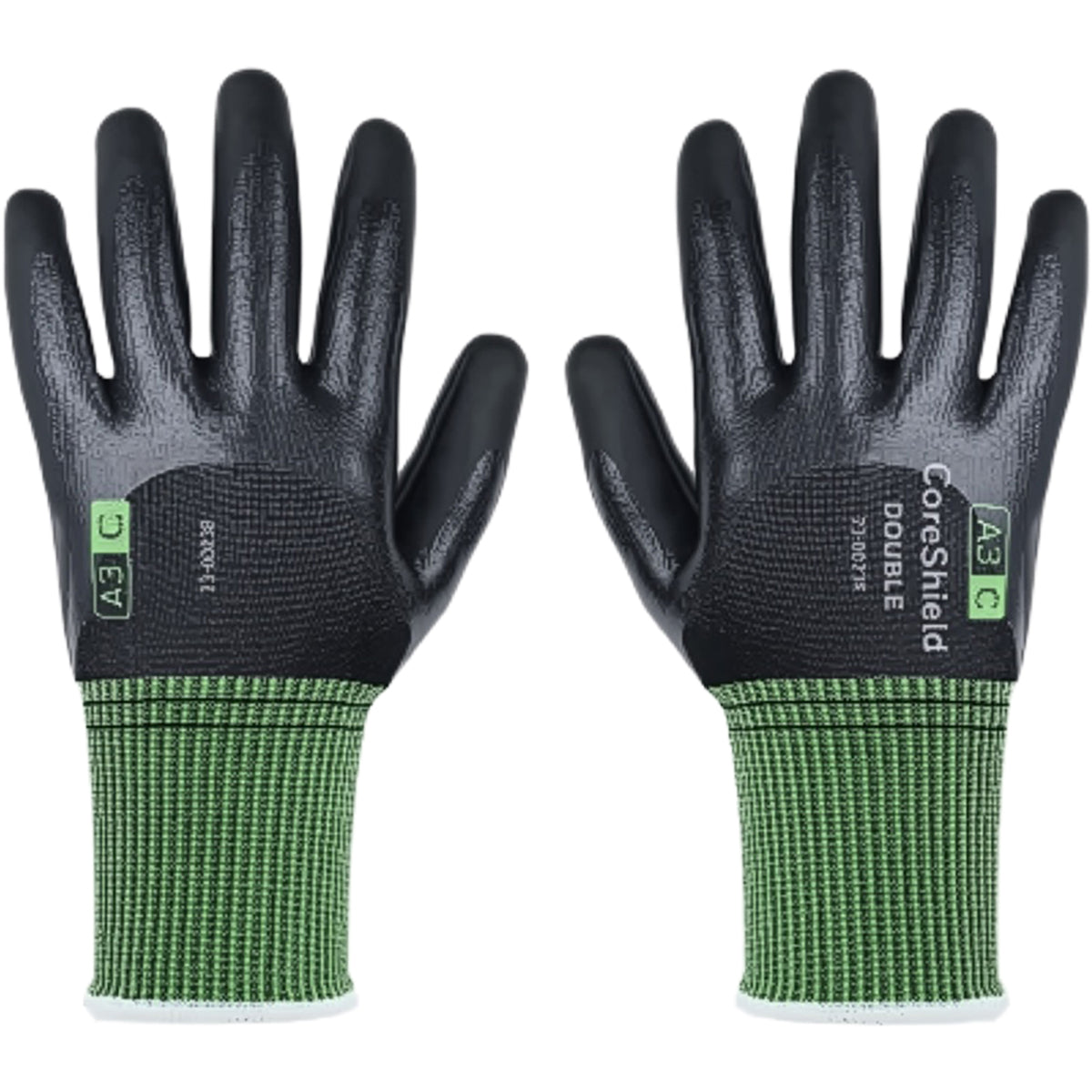 G-Tek 23-0D23B Cut Resistant Gloves HPPE Nitrile Black