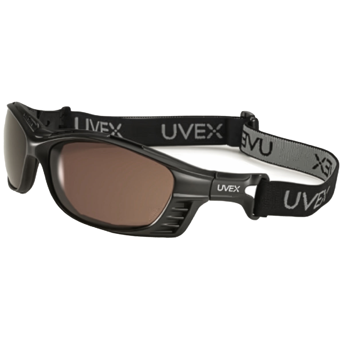 UVEX S2605HS Safety Glasses Black Frame SCT Gray Lens HydroShield