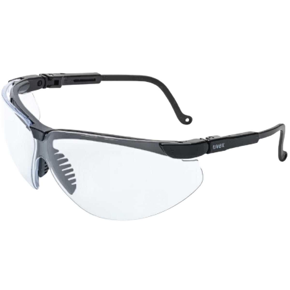 UVEX S3300HS Safety Glasses Black Frame Clear Lens Anti-Fog