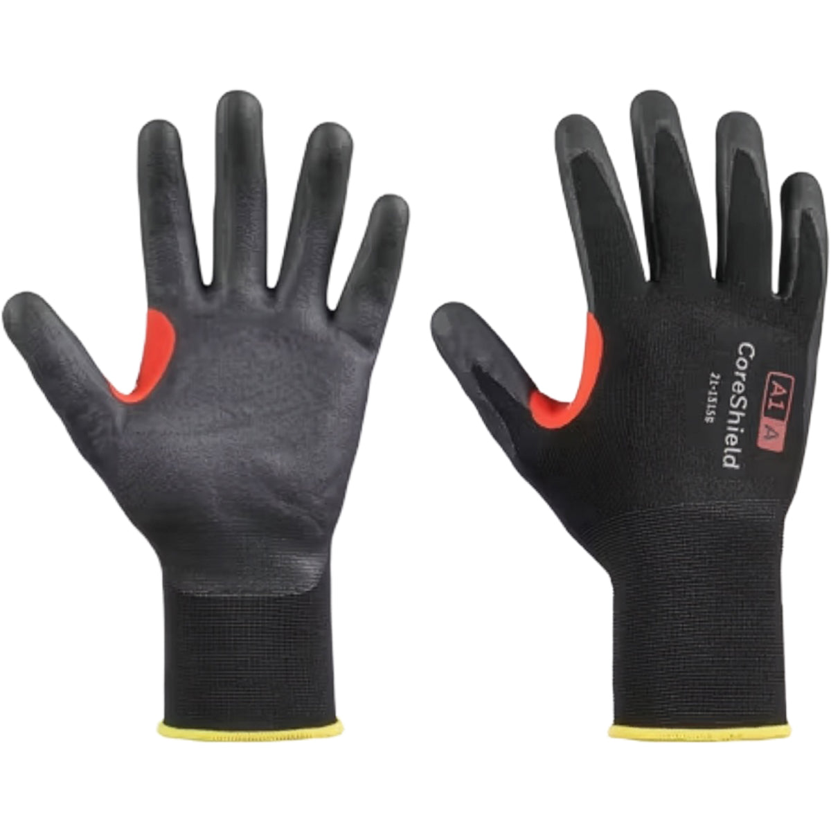 G-Tek 21-1515B Cut Resistant Gloves Nitrile Microfoam Black