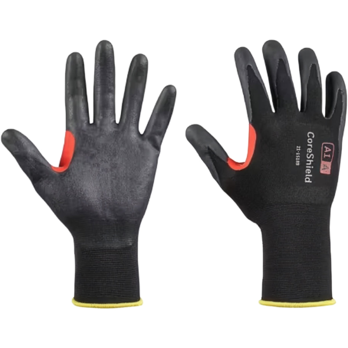 G-Tek 21-1518B Cut Resistant Gloves Nitrile Microfoam Black