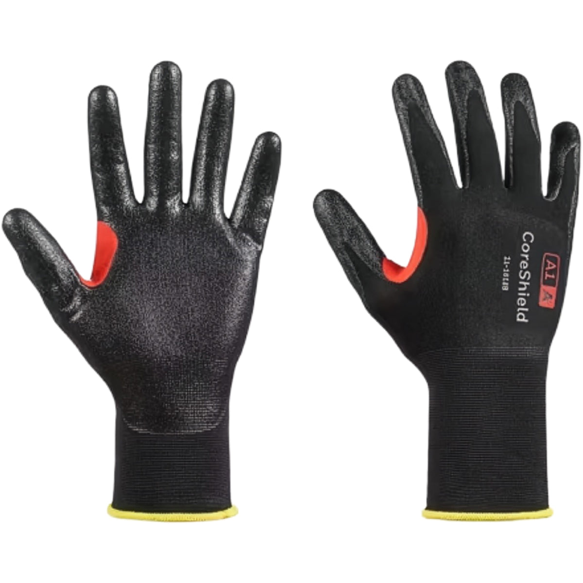 G-Tek 21-1818B Cut Resistant Gloves Smooth Nitrile Black