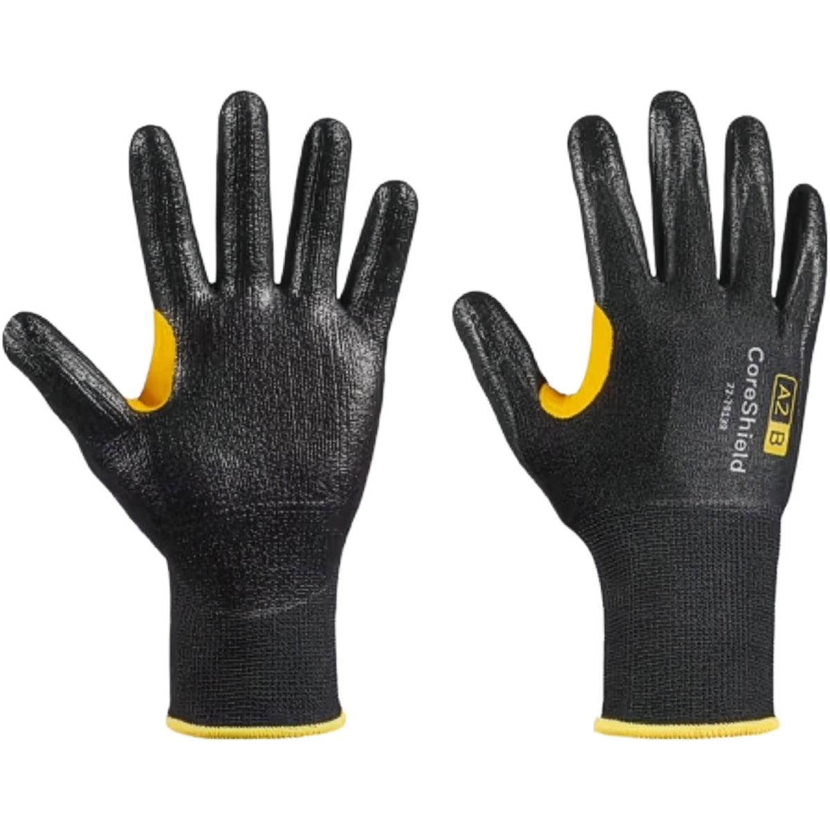 G-Tek 22-7913B Cut Resistant Gloves HPPE Nitrile Coating Black
