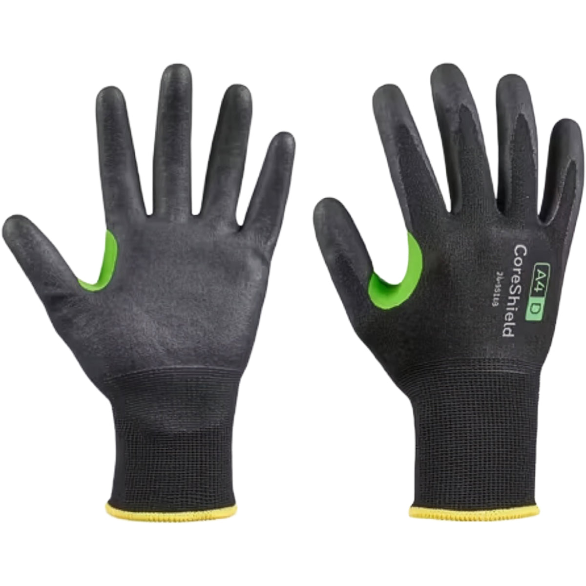 G-Tek 24-9518B Cut Resistant Gloves Microfoam Nitrile Black